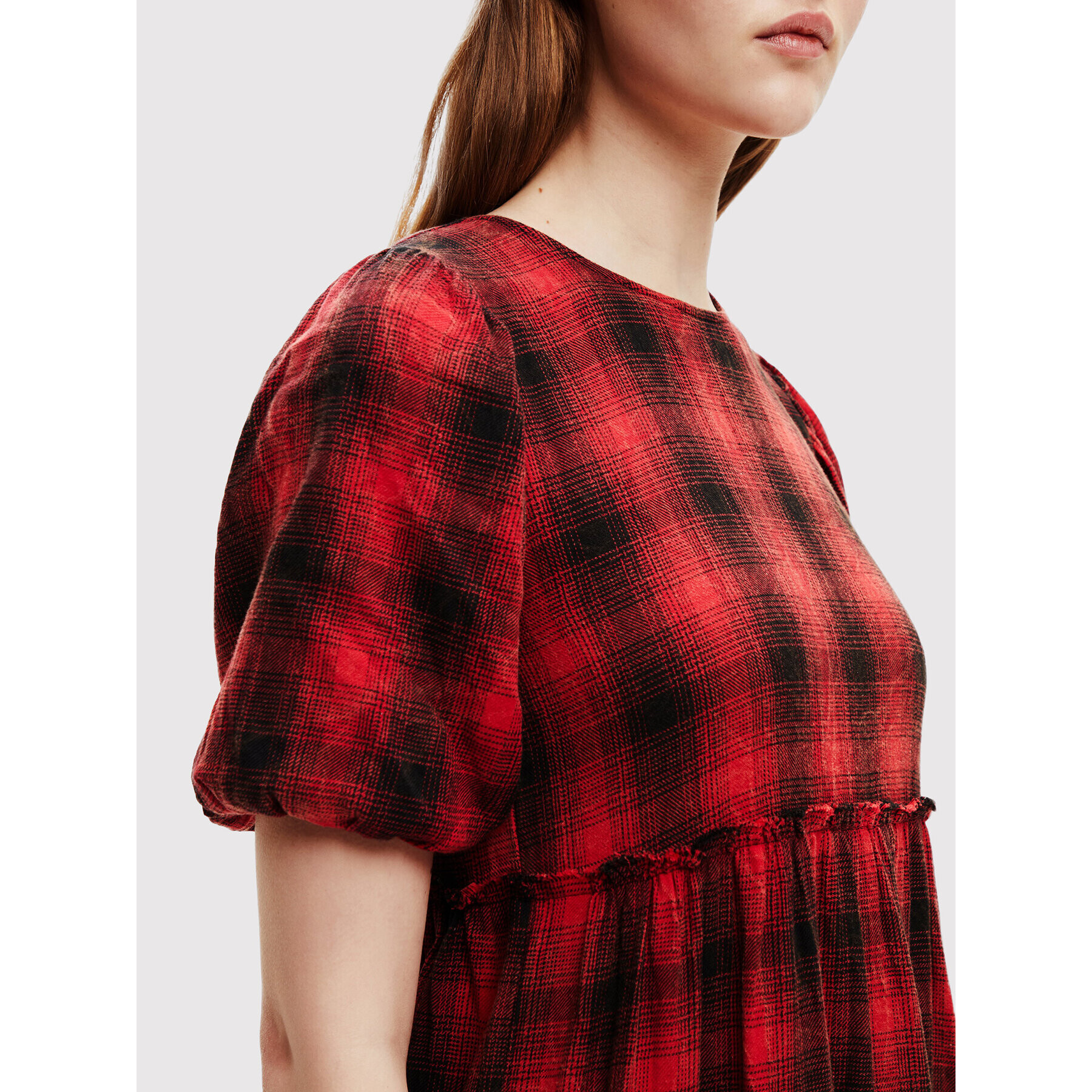 Desigual Ежедневна рокля Khan 22WWVW51 Червен Regular Fit - Pepit.bg
