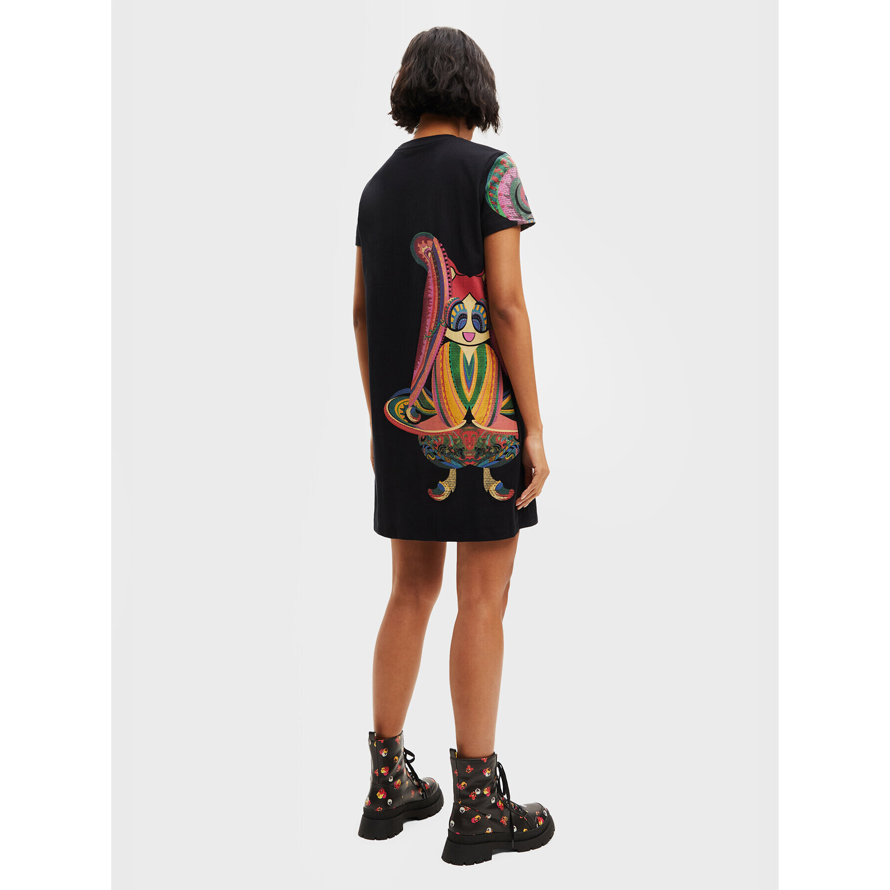 Desigual Ежедневна рокля MONSIEUR CHRISTIAN LACROIX Miya 22WWVK48 Черен Regular Fit - Pepit.bg