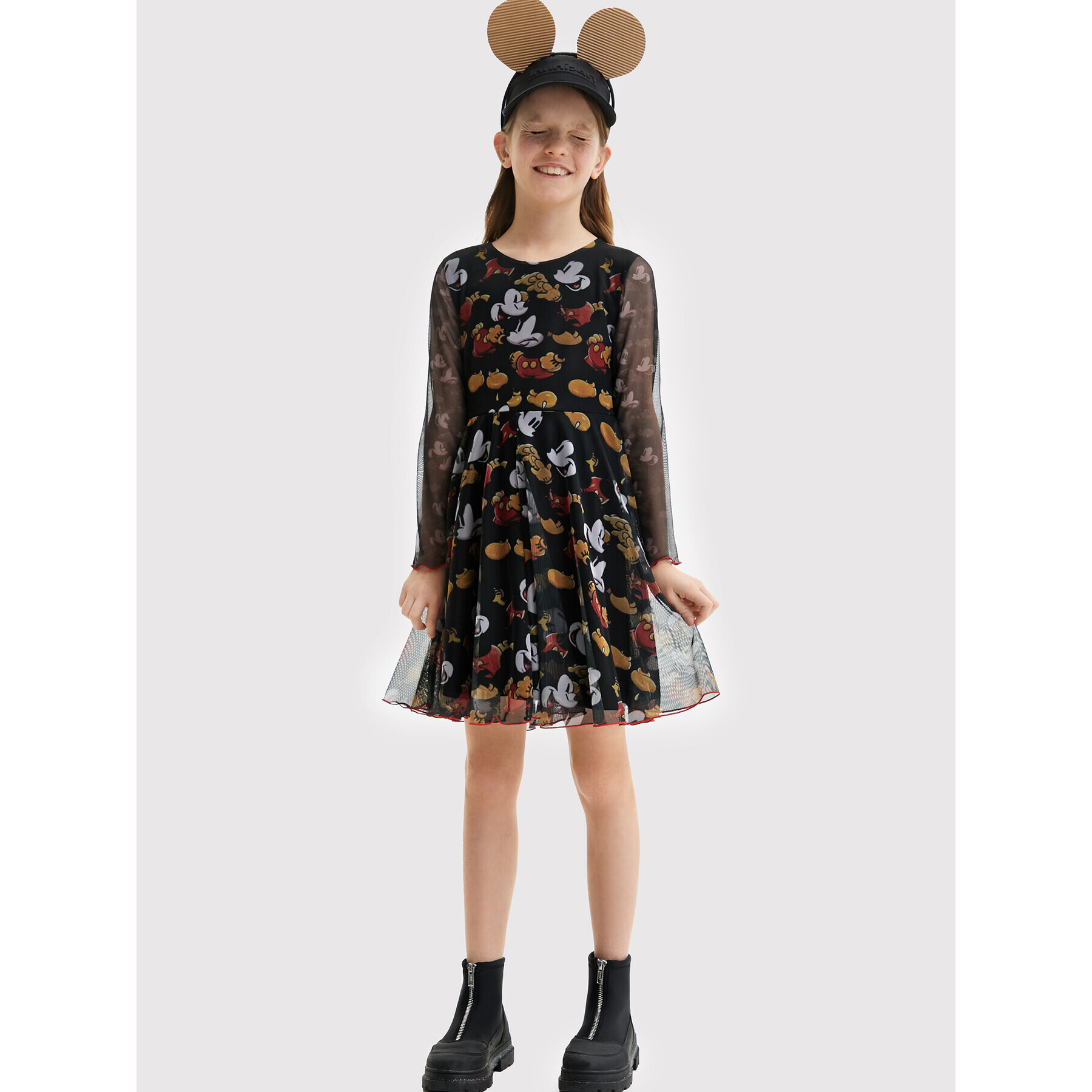 Desigual Ежедневна рокля DISNEY Arroyo 22WGVK23 Черен Regular Fit - Pepit.bg