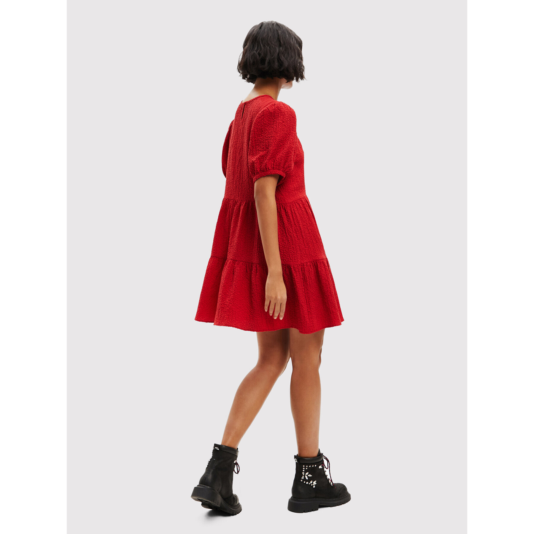 Desigual Ежедневна рокля Luna 22WWVW73 Червен Regular Fit - Pepit.bg