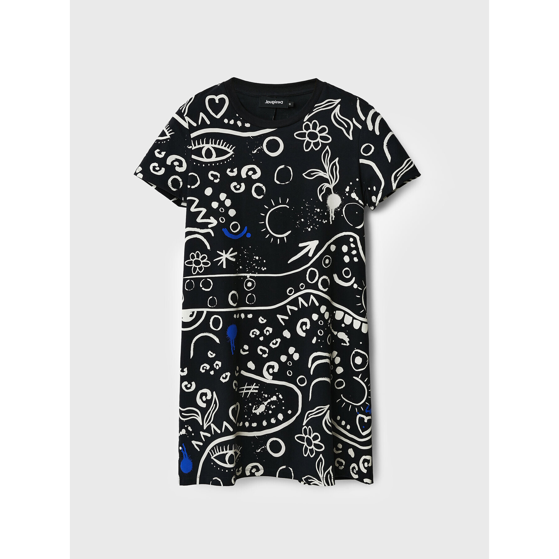 Desigual Ежедневна рокля Symbols 22WWVK70 Черен Regular Fit - Pepit.bg