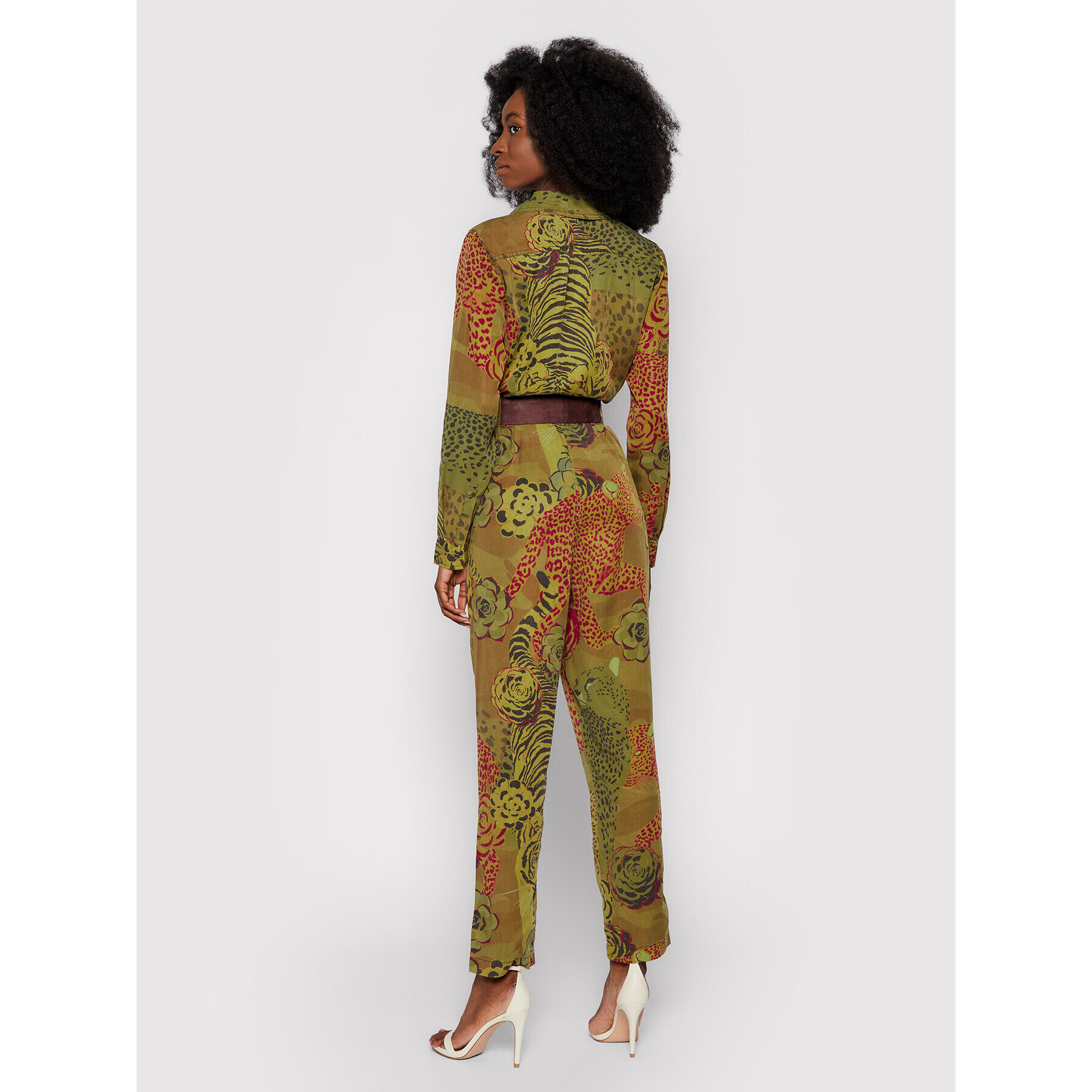 Desigual Гащеризон Camotiger 21WWPN09 Зелен Regular Fit - Pepit.bg