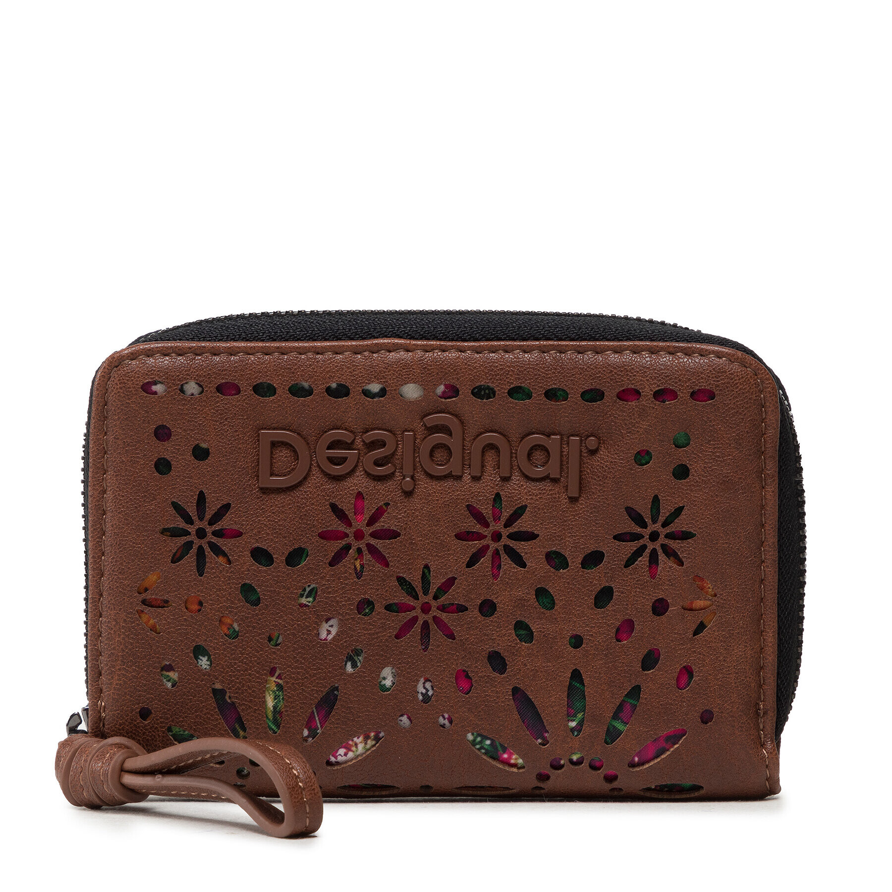 Desigual Голям дамски портфейл 22WAYP12 Кафяв - Pepit.bg