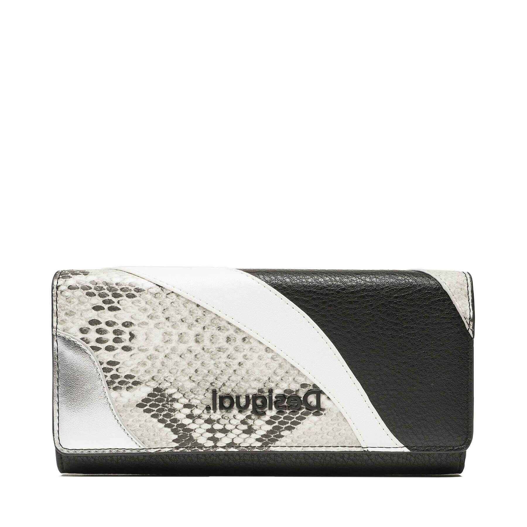 Desigual Голям дамски портфейл 22WAYP21 Черен - Pepit.bg