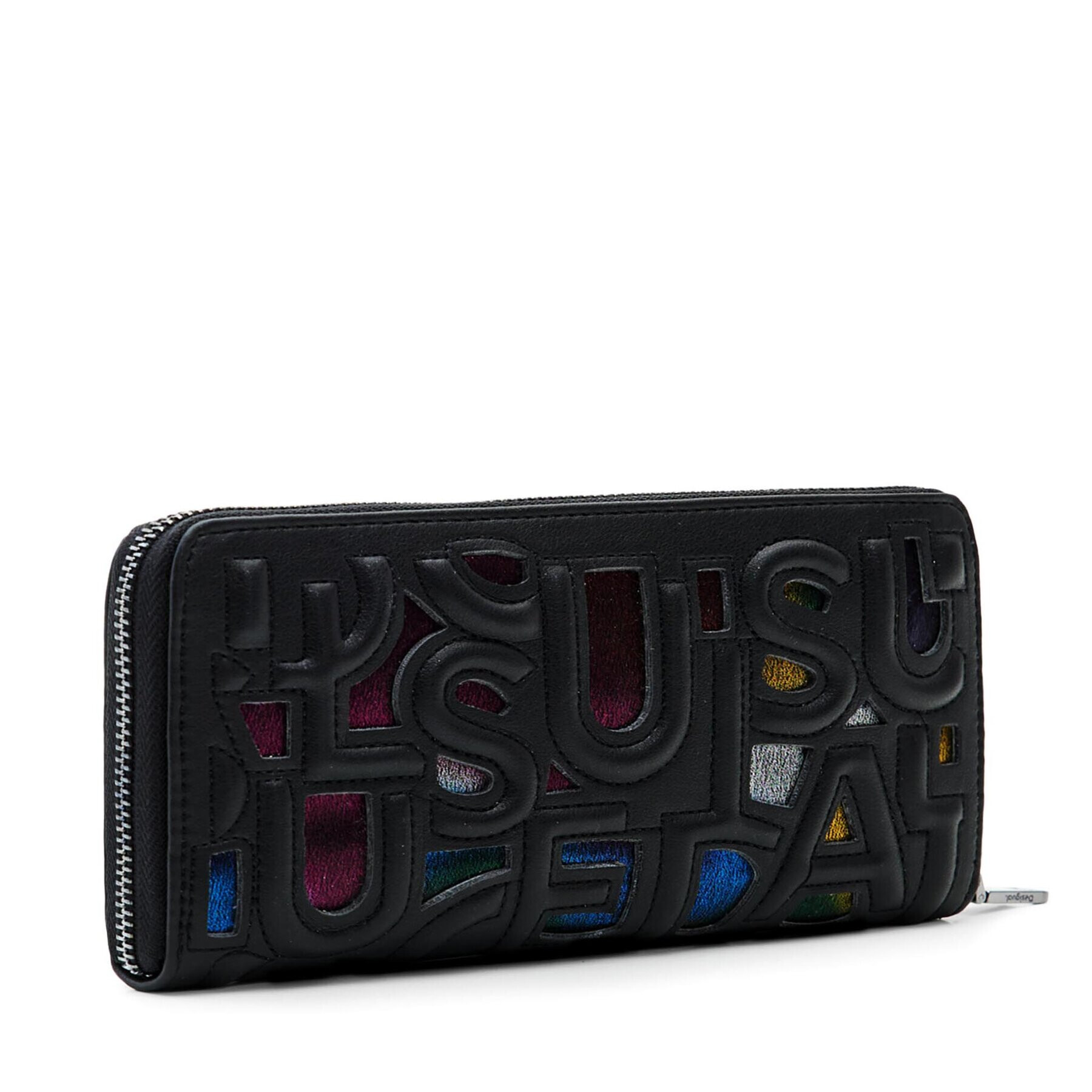 Desigual Голям дамски портфейл 23WAYP21 Черен - Pepit.bg