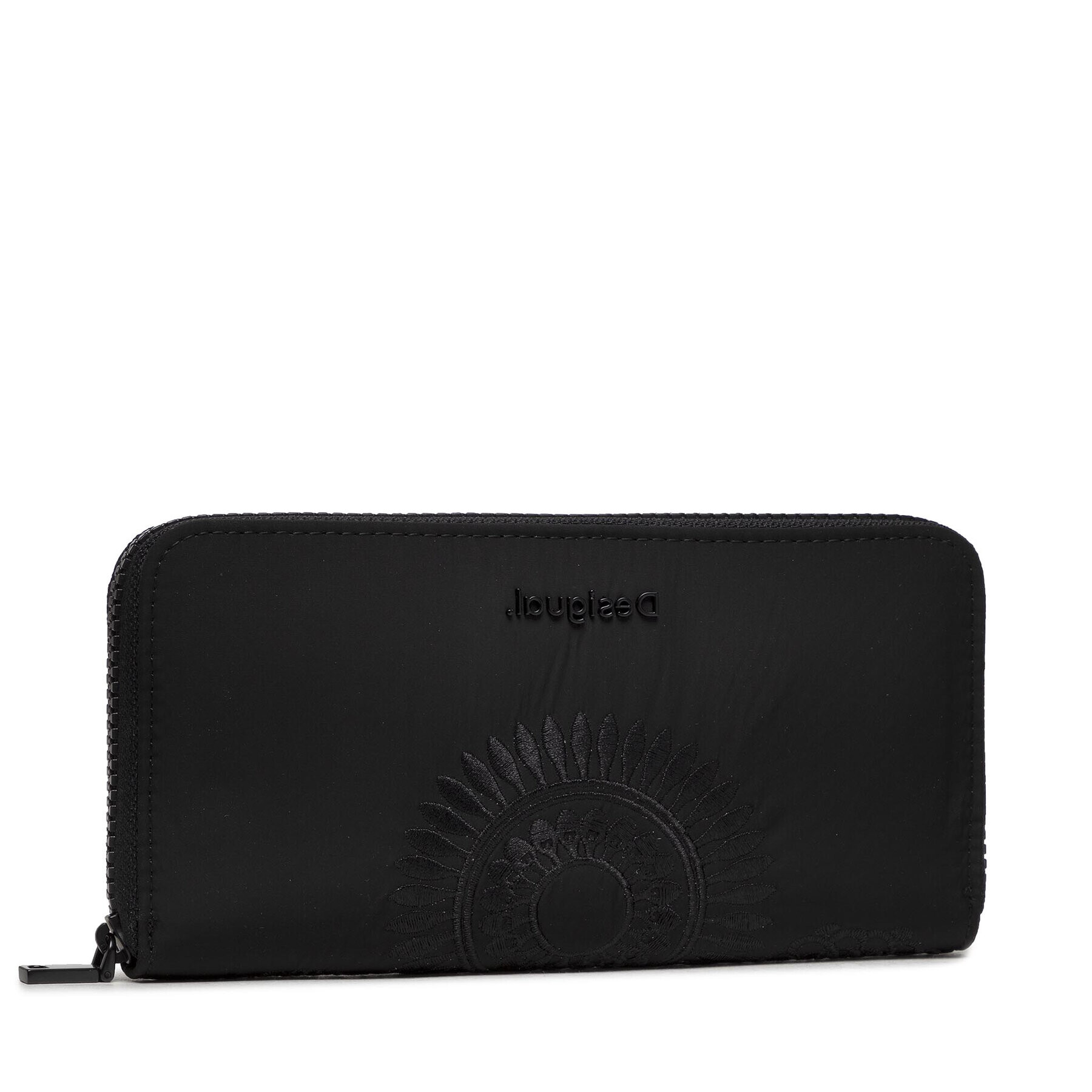 Desigual Голям дамски портфейл 21WAYA05 Черен - Pepit.bg
