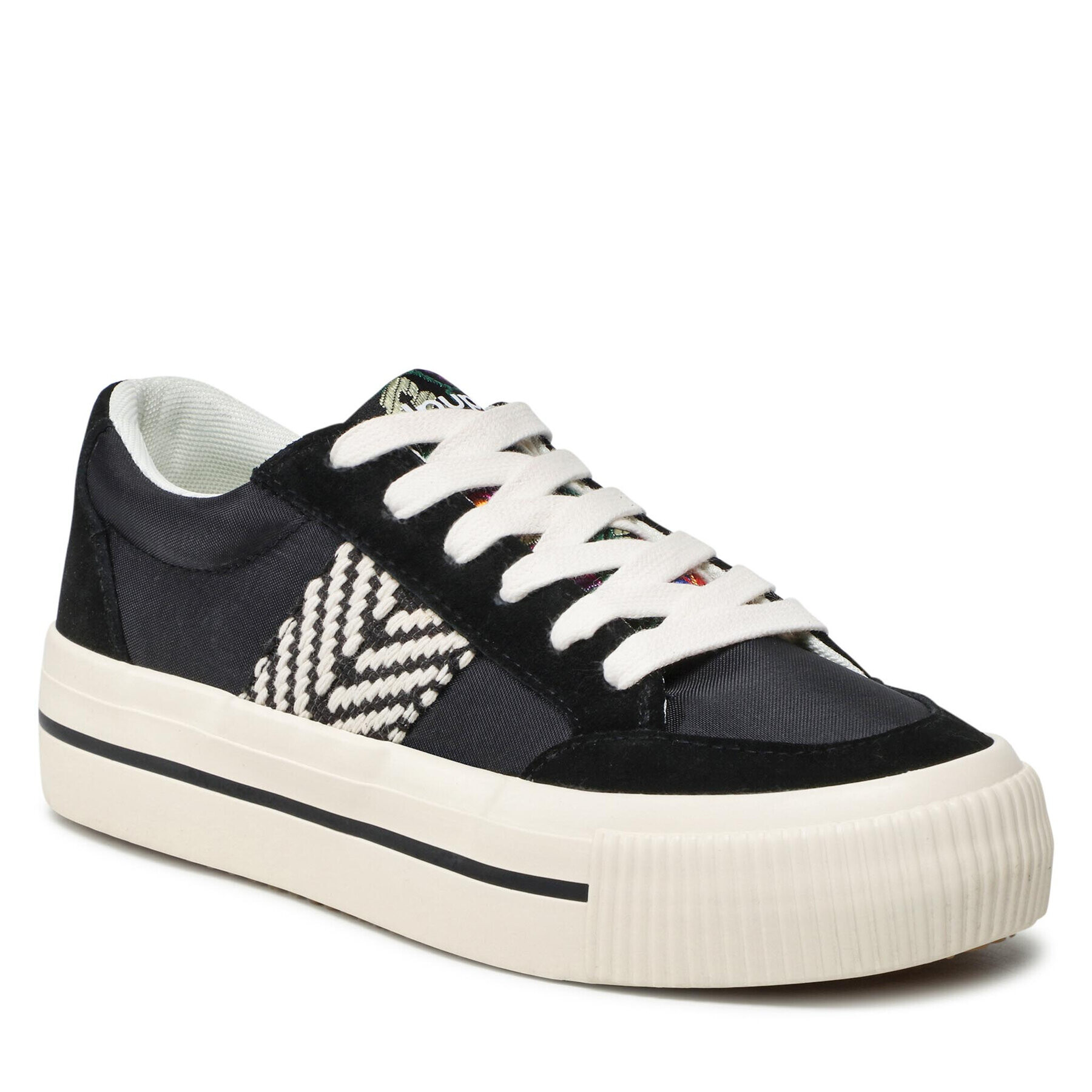 Desigual Гуменки Street Exotic 22SSKA19 Черен - Pepit.bg