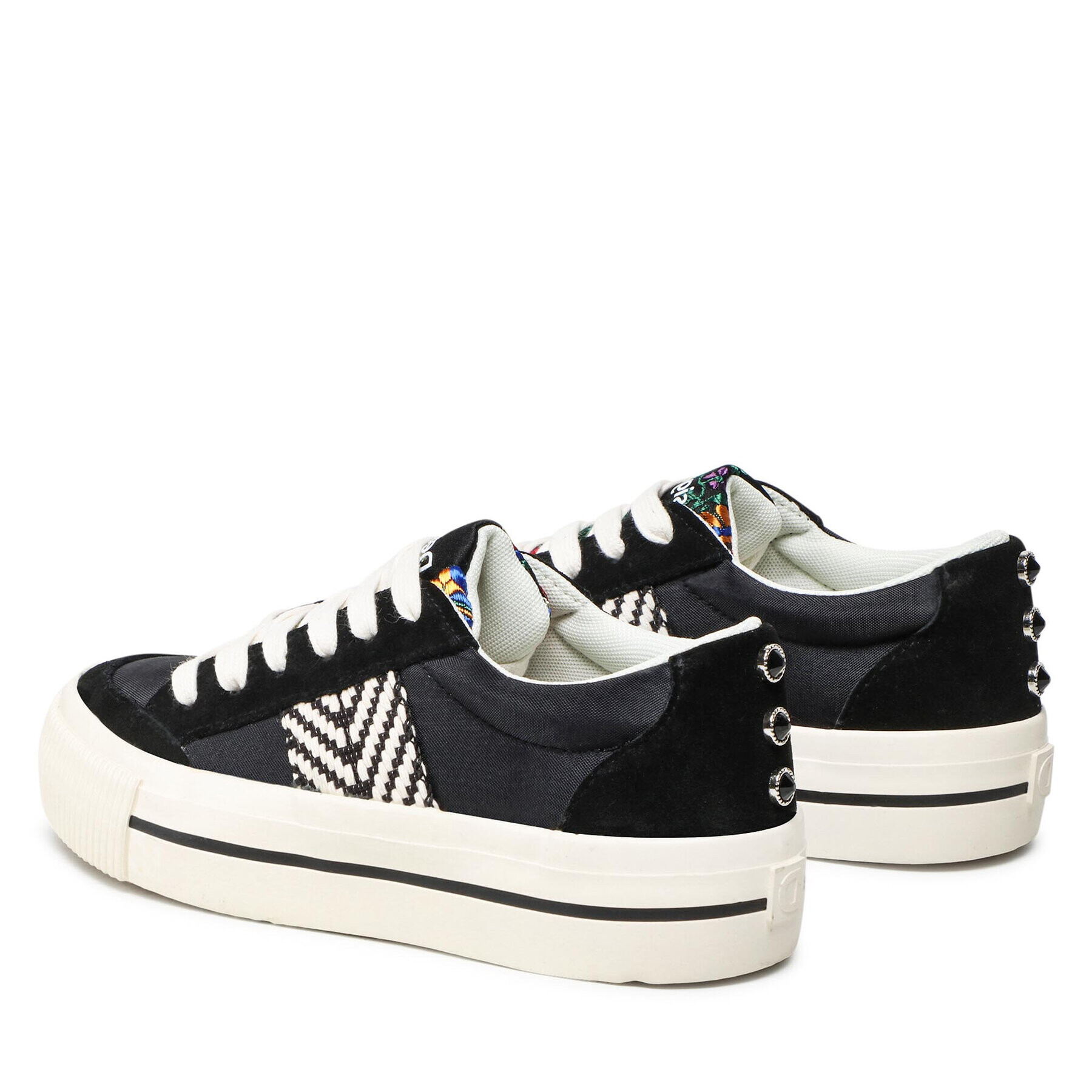Desigual Гуменки Street Exotic 22SSKA19 Черен - Pepit.bg