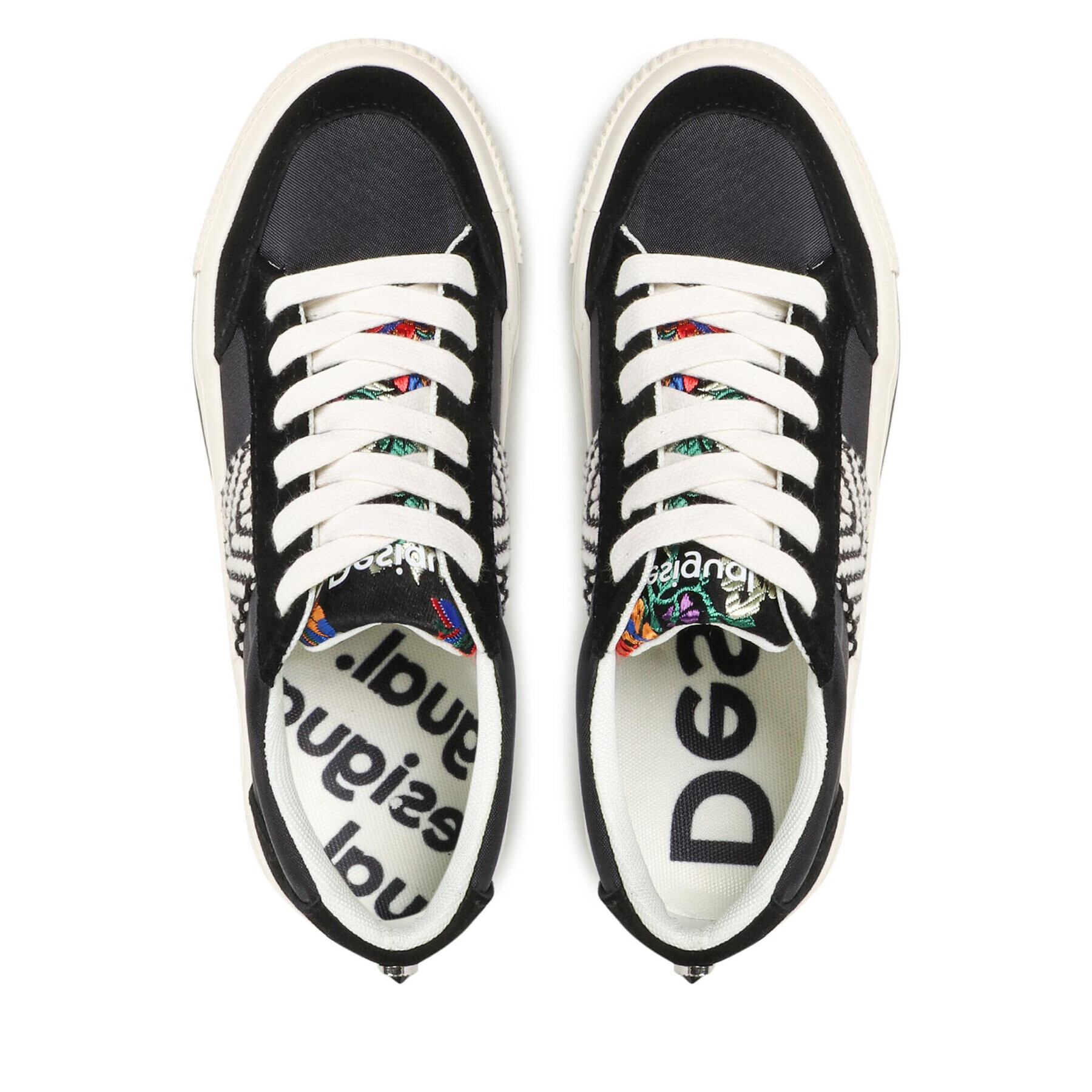Desigual Гуменки Street Exotic 22SSKA19 Черен - Pepit.bg