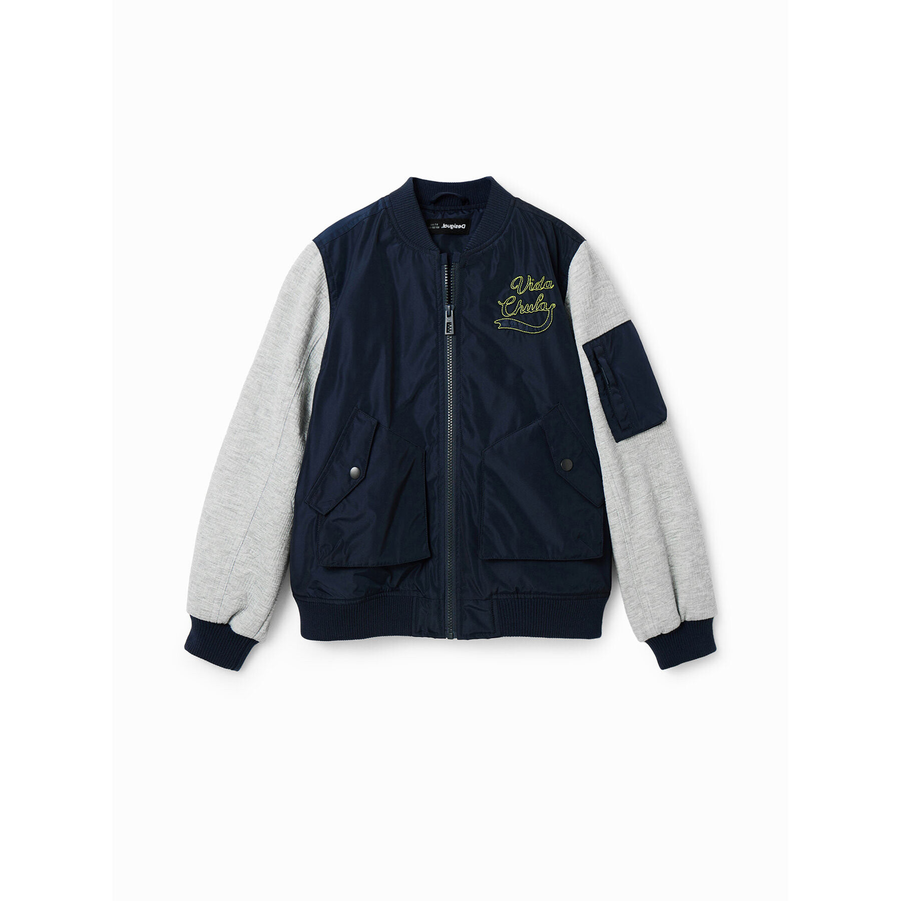 Desigual Яке бомбър 23SBEW01 Тъмносин Oversize - Pepit.bg