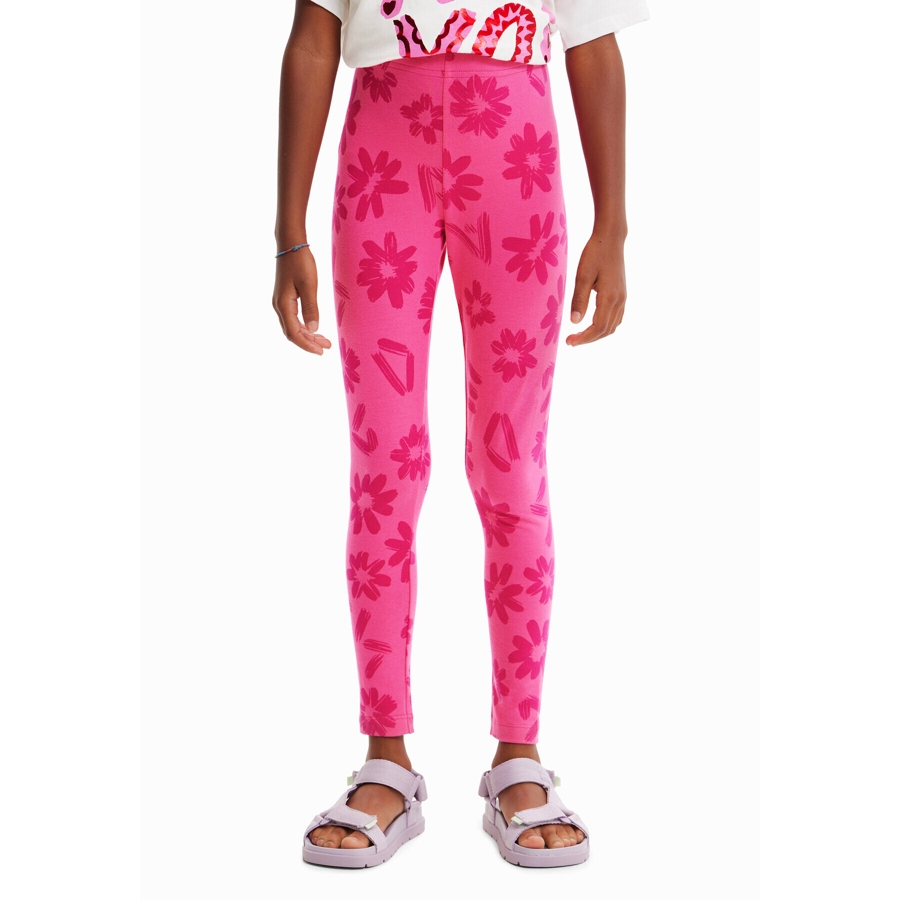 Desigual Клин 23SGKK01 Розов Slim Fit - Pepit.bg