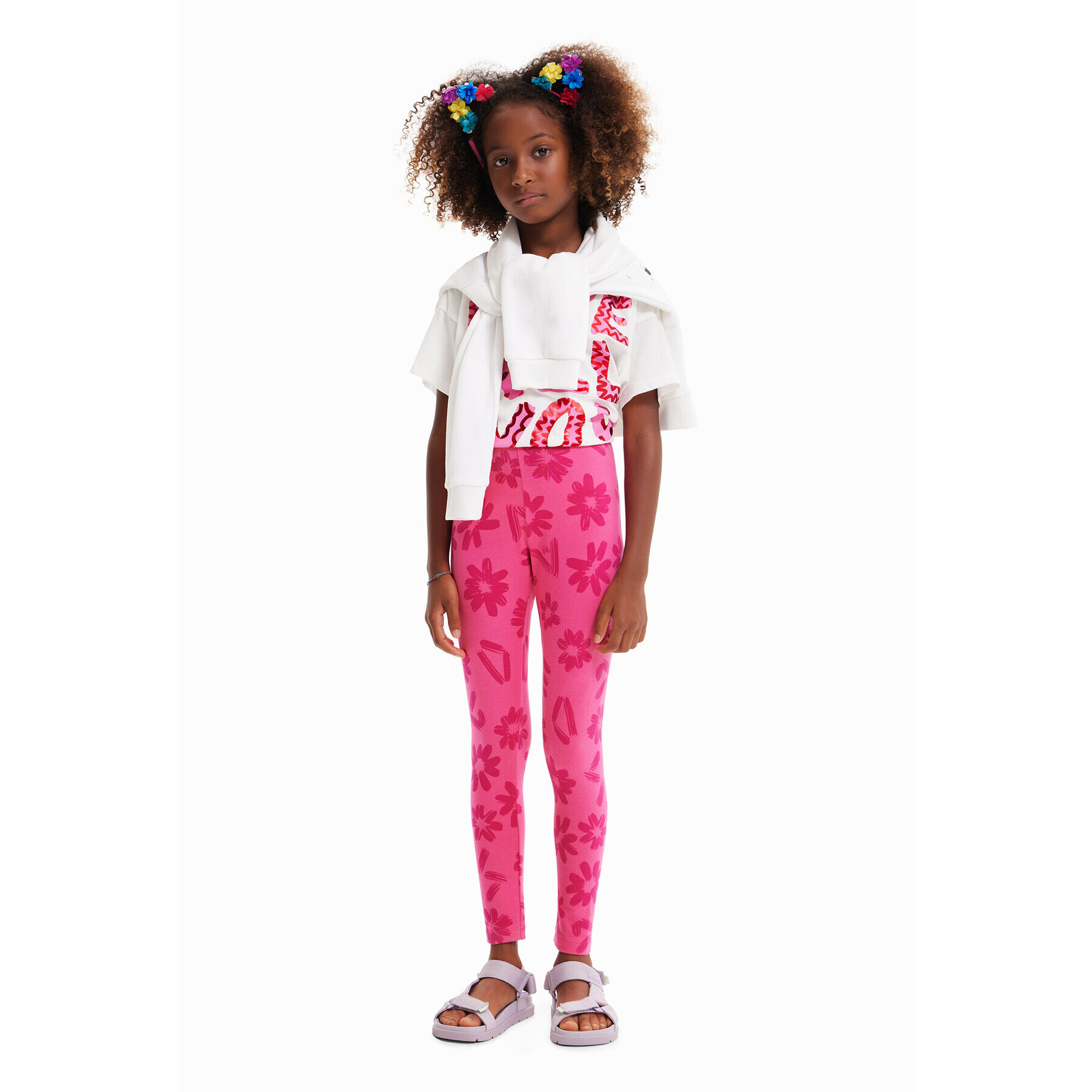 Desigual Клин 23SGKK01 Розов Slim Fit - Pepit.bg
