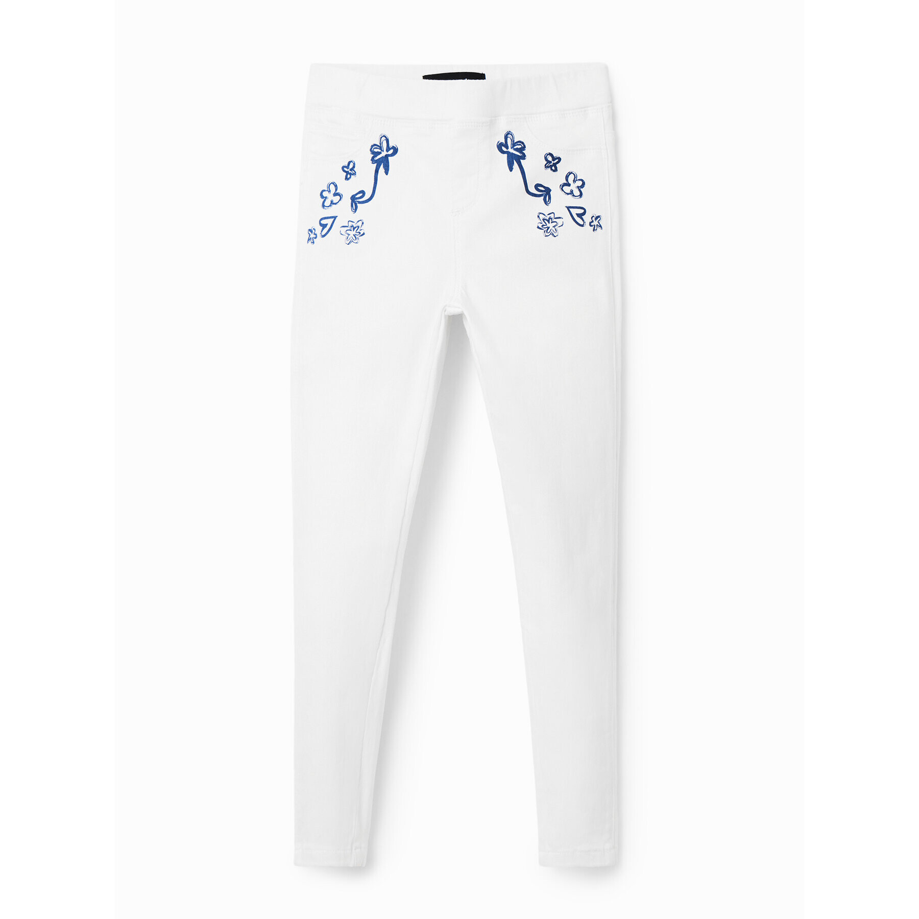 Desigual Клин 23SGKN01 Бял Slim Fit - Pepit.bg