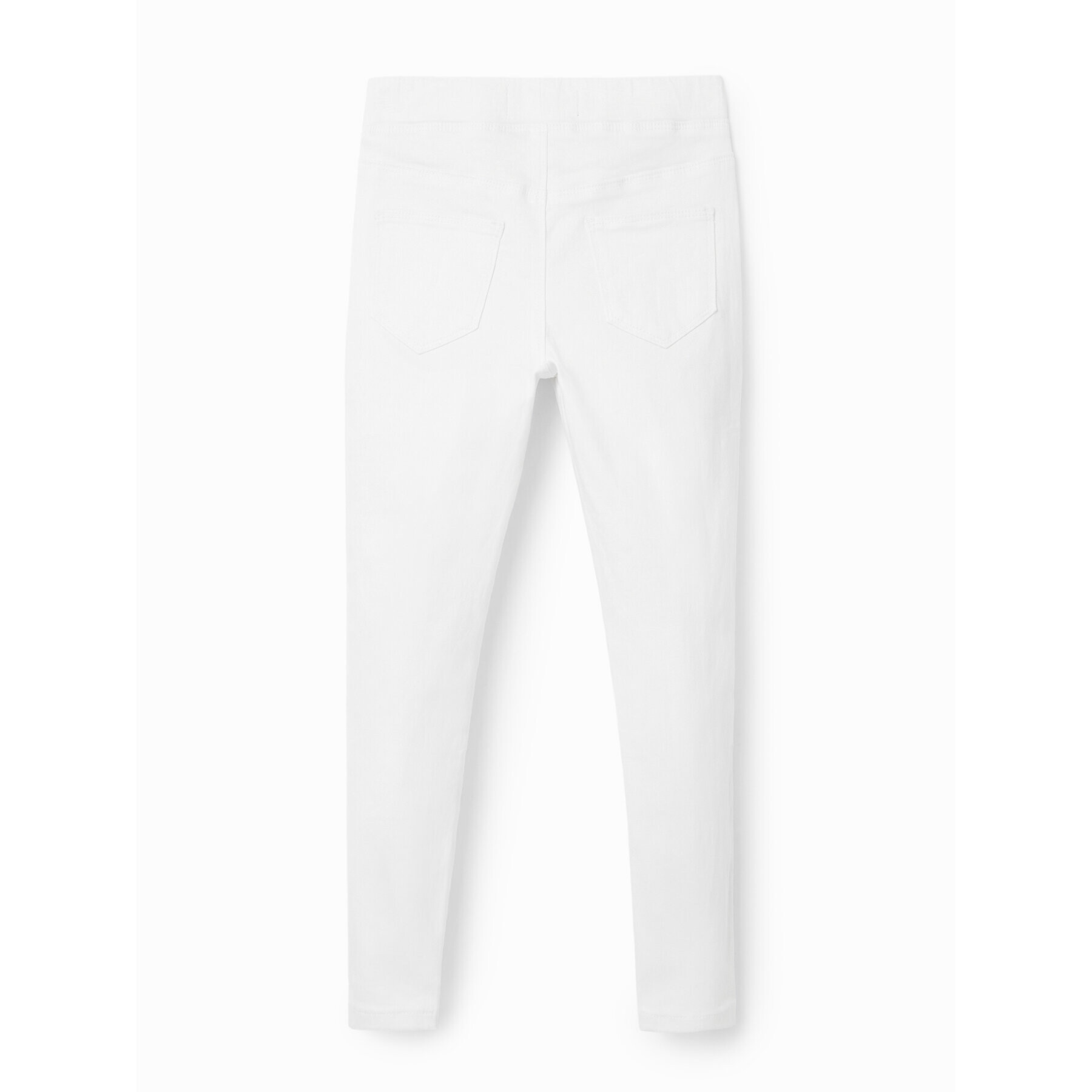 Desigual Клин 23SGKN01 Бял Slim Fit - Pepit.bg