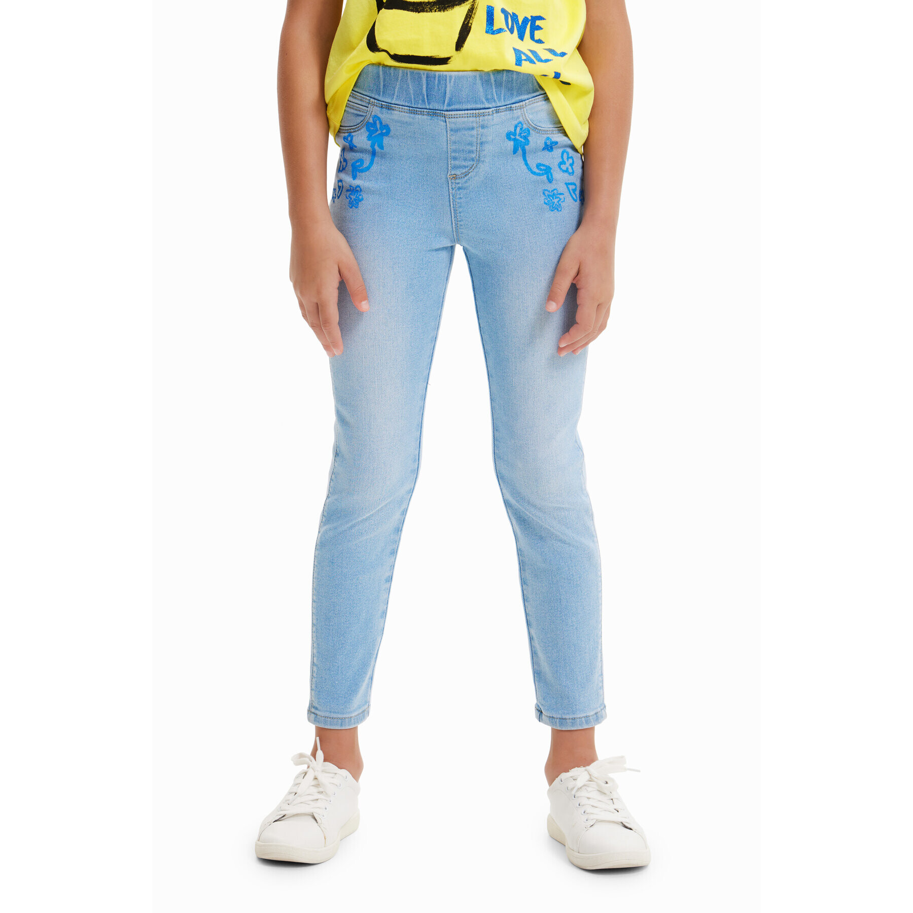 Desigual Клин 23SGKN01 Син Slim Fit - Pepit.bg