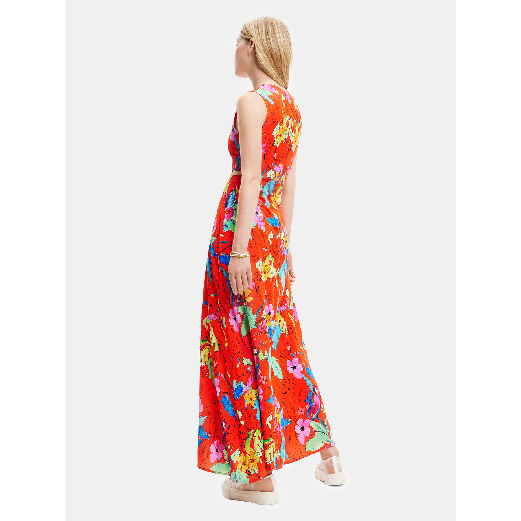 Desigual Лятна рокля 23SWVW73 Червен Regular Fit - Pepit.bg