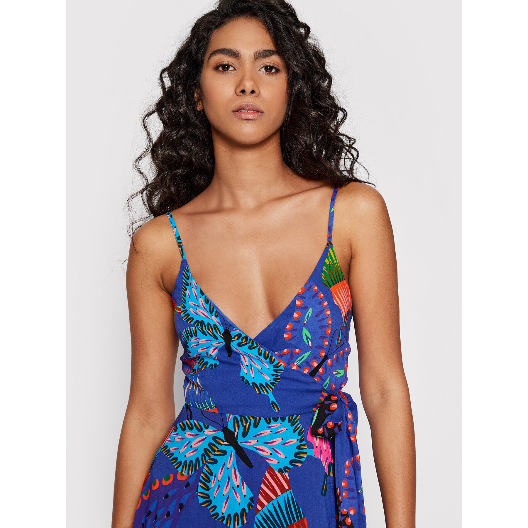 Desigual Лятна рокля Alana 22SWMW11 Виолетов Regular Fit - Pepit.bg