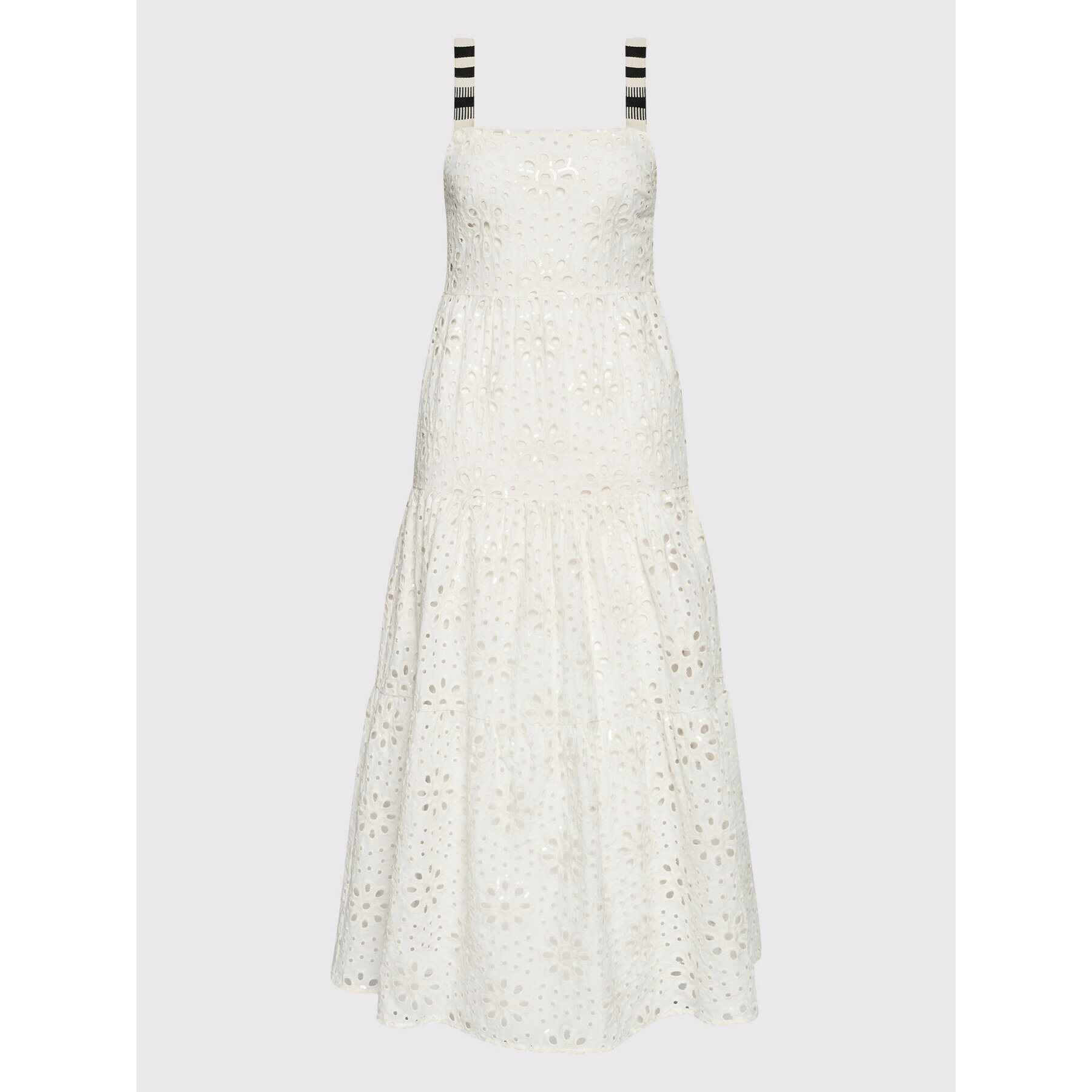 Desigual Лятна рокля Leah 22SWVW05 Бял Regular Fit - Pepit.bg