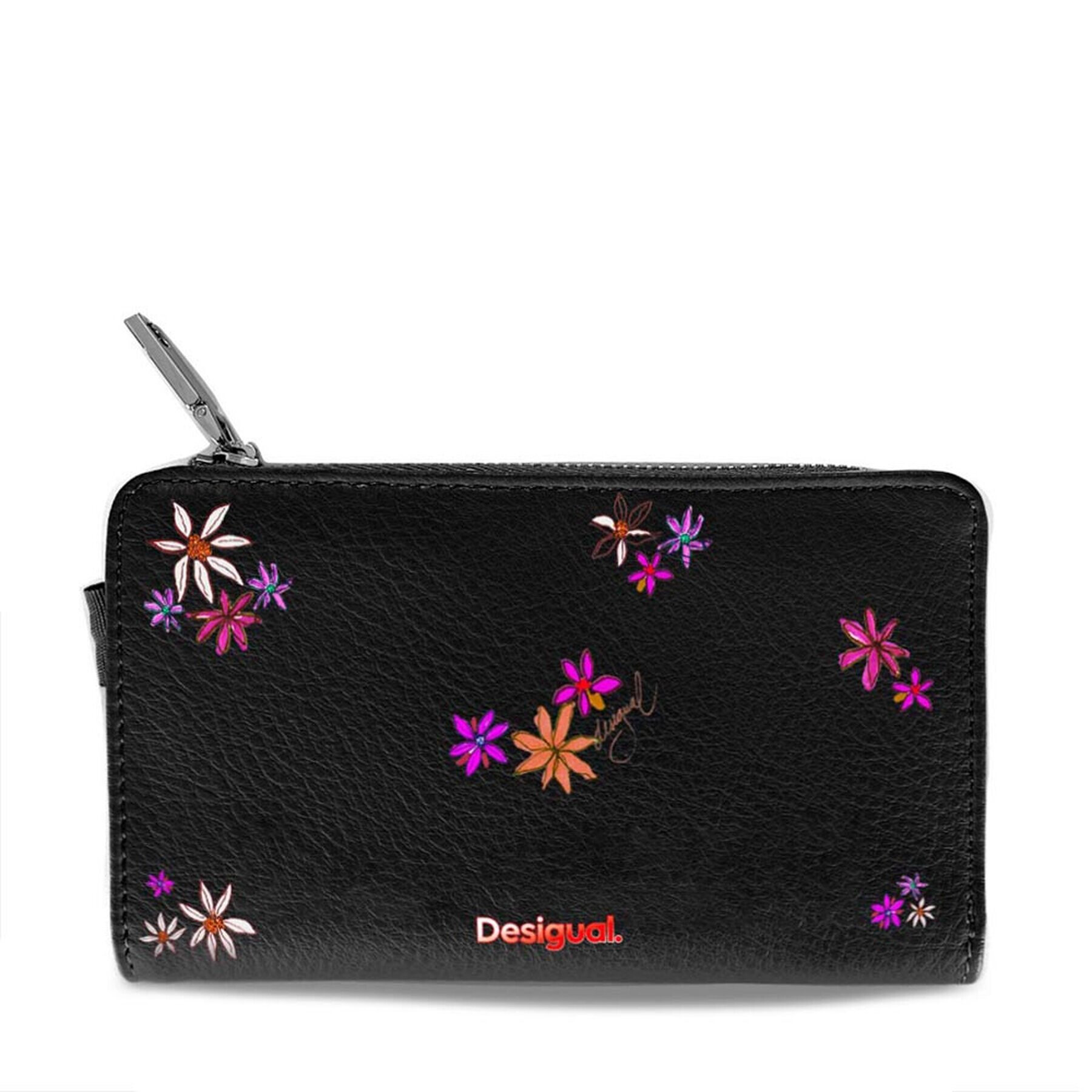 Desigual Малък дамски портфейл 23WAYP12 Черен - Pepit.bg