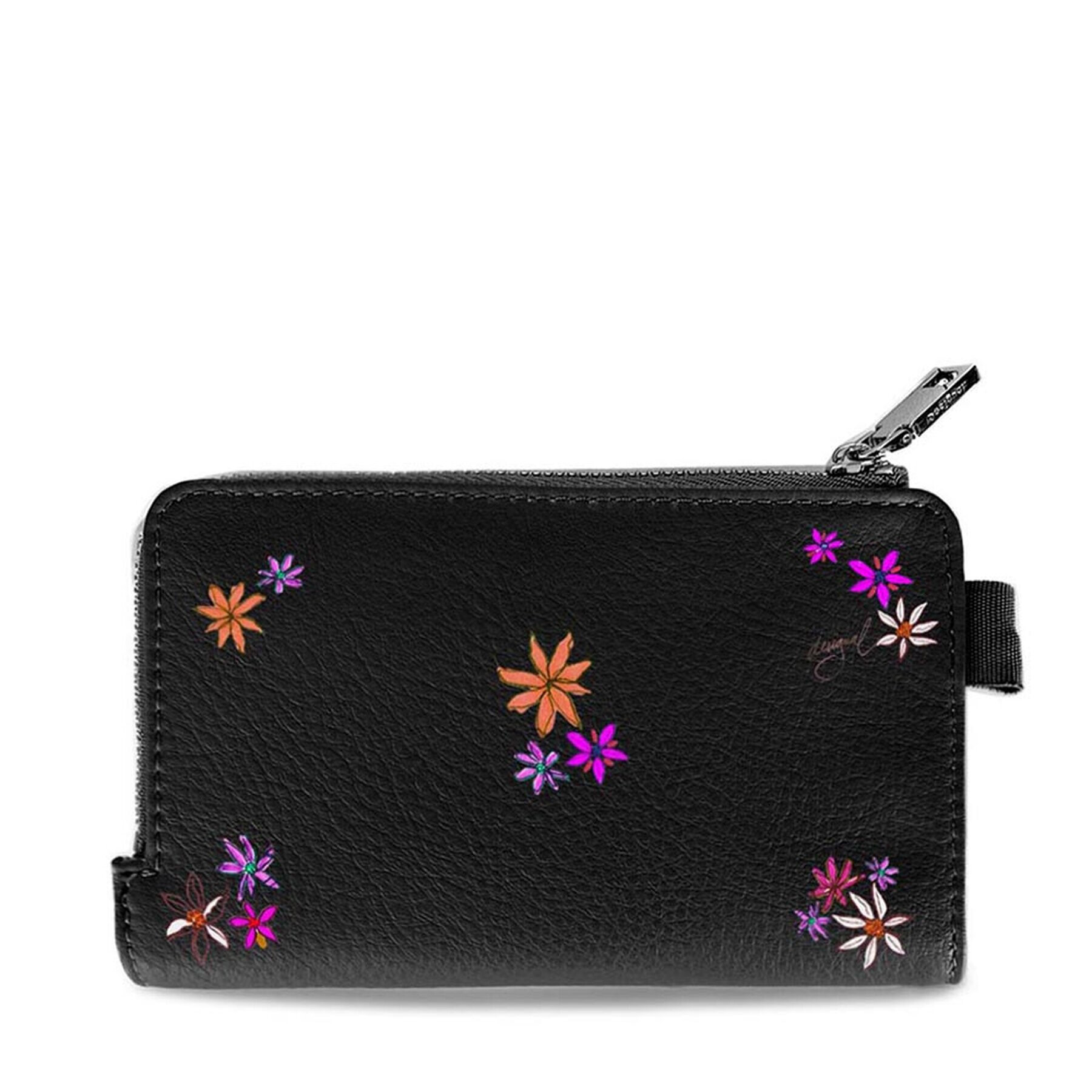 Desigual Малък дамски портфейл 23WAYP12 Черен - Pepit.bg