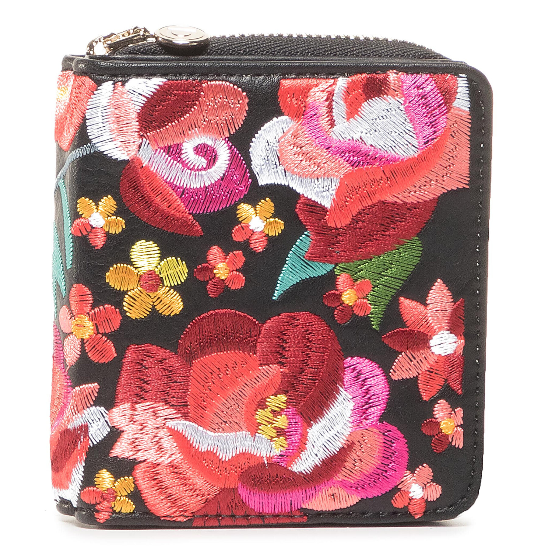 Desigual Малък дамски портфейл 20WAYP18 Черен - Pepit.bg