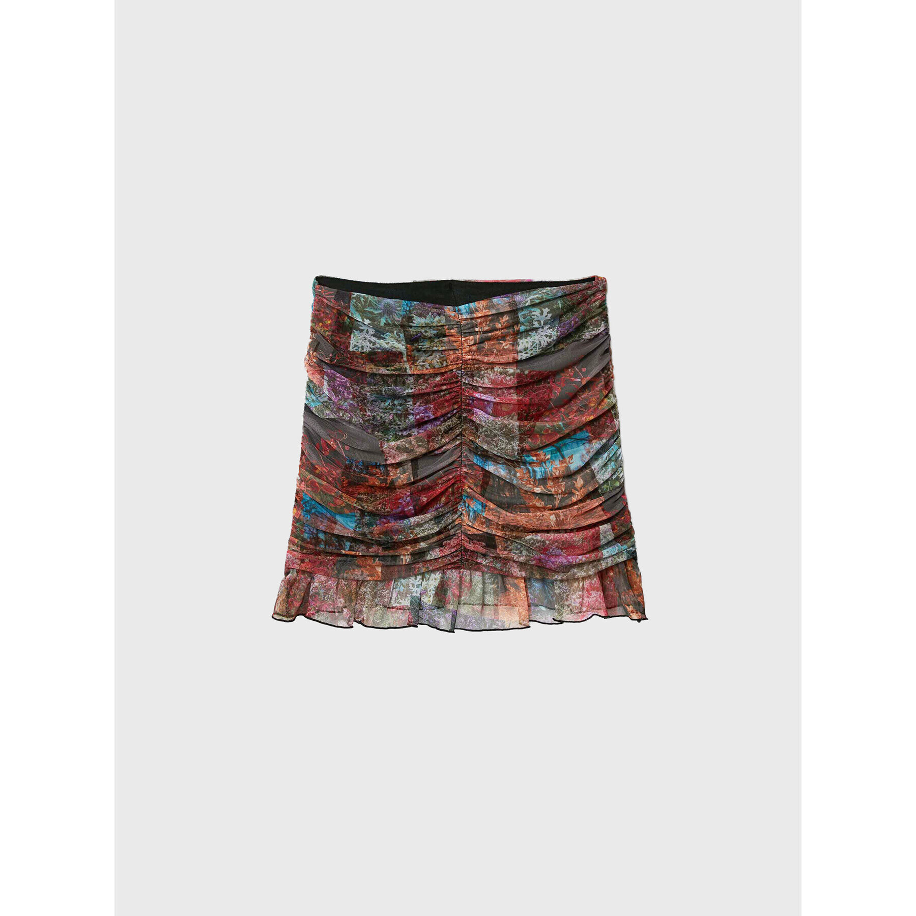 Desigual Мини пола Bora 22WWFK03 Цветен Slim Fit - Pepit.bg