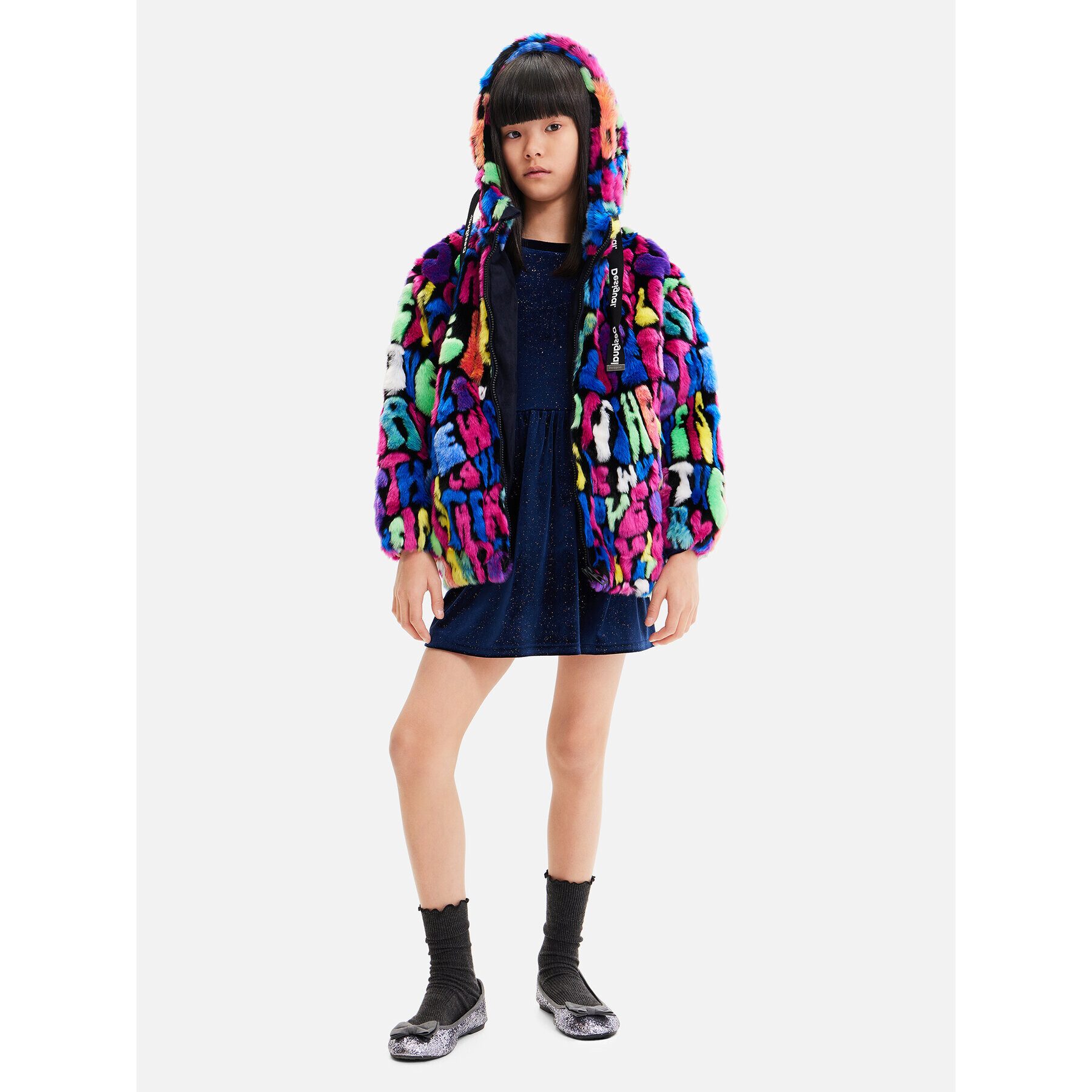 Desigual Преходно яке 23WGEW19 Цветен Regular Fit - Pepit.bg