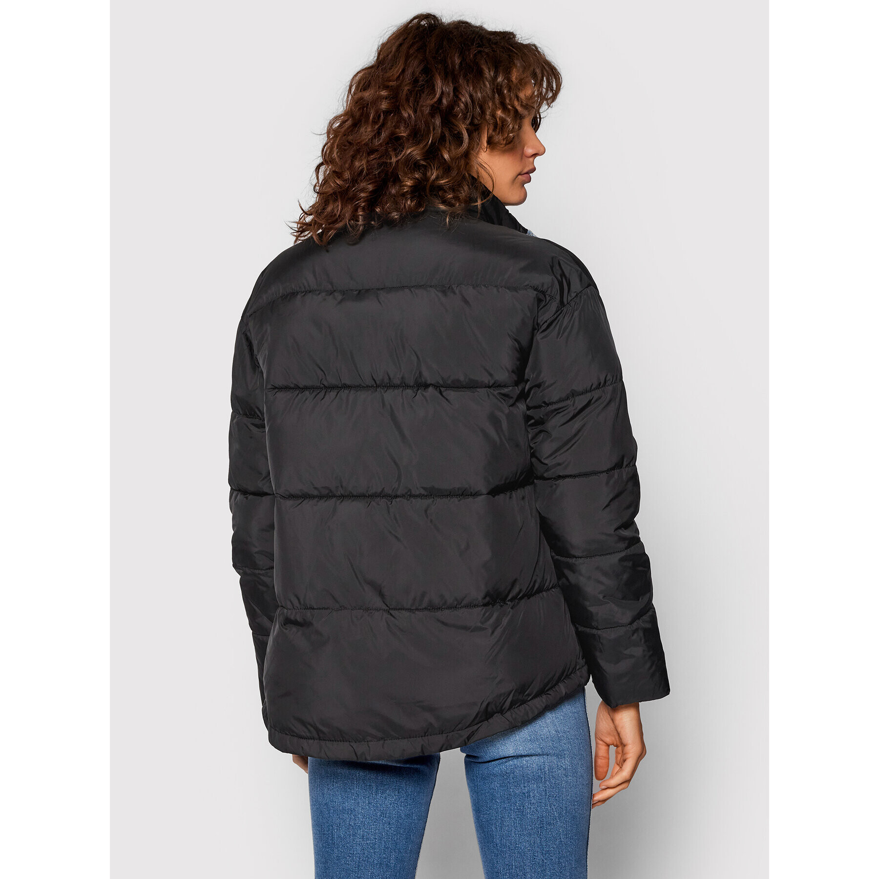 Desigual Пухено яке Austen 21WWEW33 Черен Regular Fit - Pepit.bg