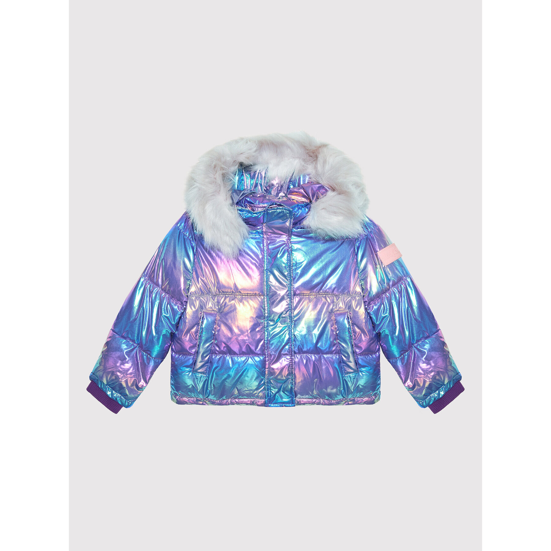 Desigual Пухено яке Yang 21WGEW02 Цветен Regular Fit - Pepit.bg