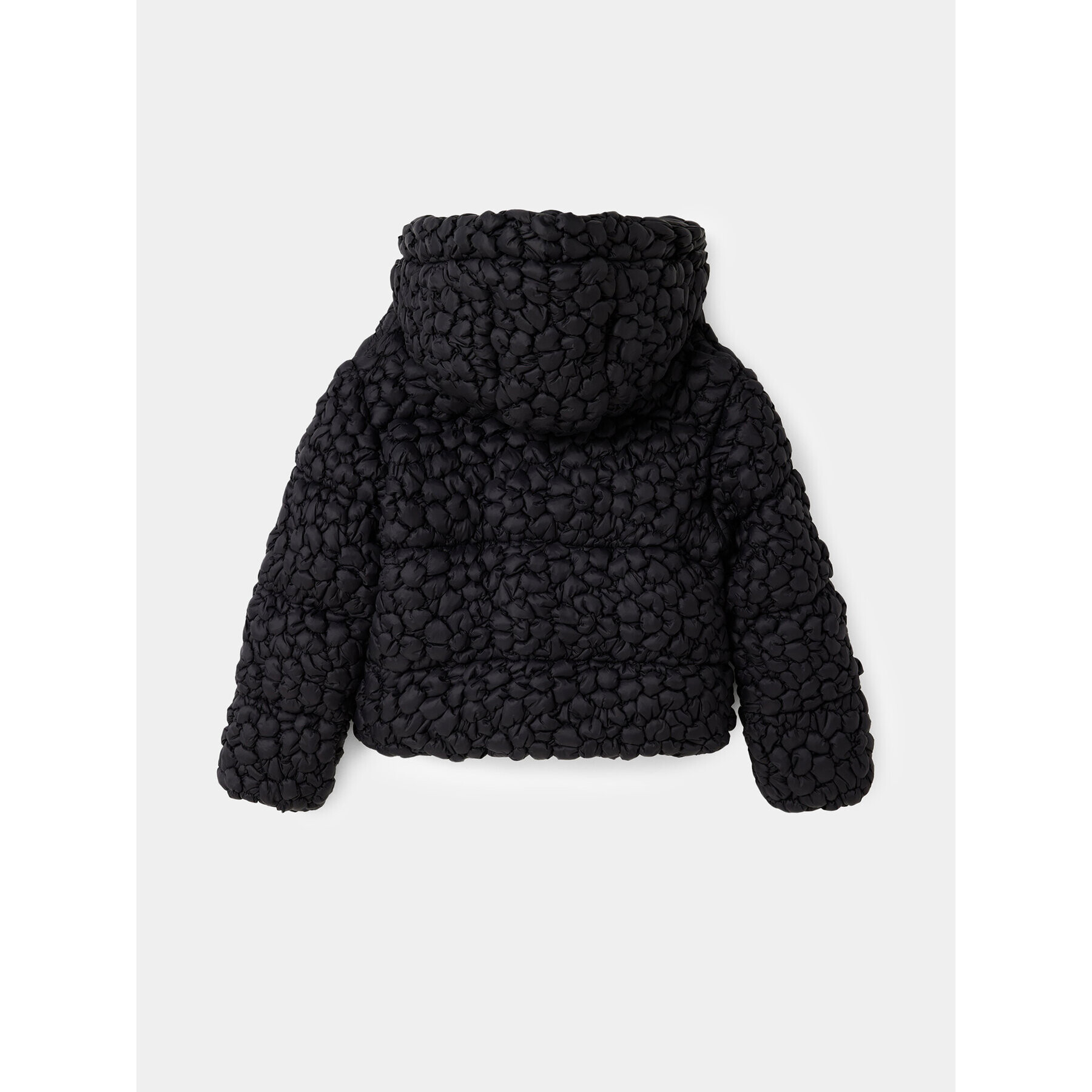 Desigual Пухено яке 23WGEW04 Черен Regular Fit - Pepit.bg