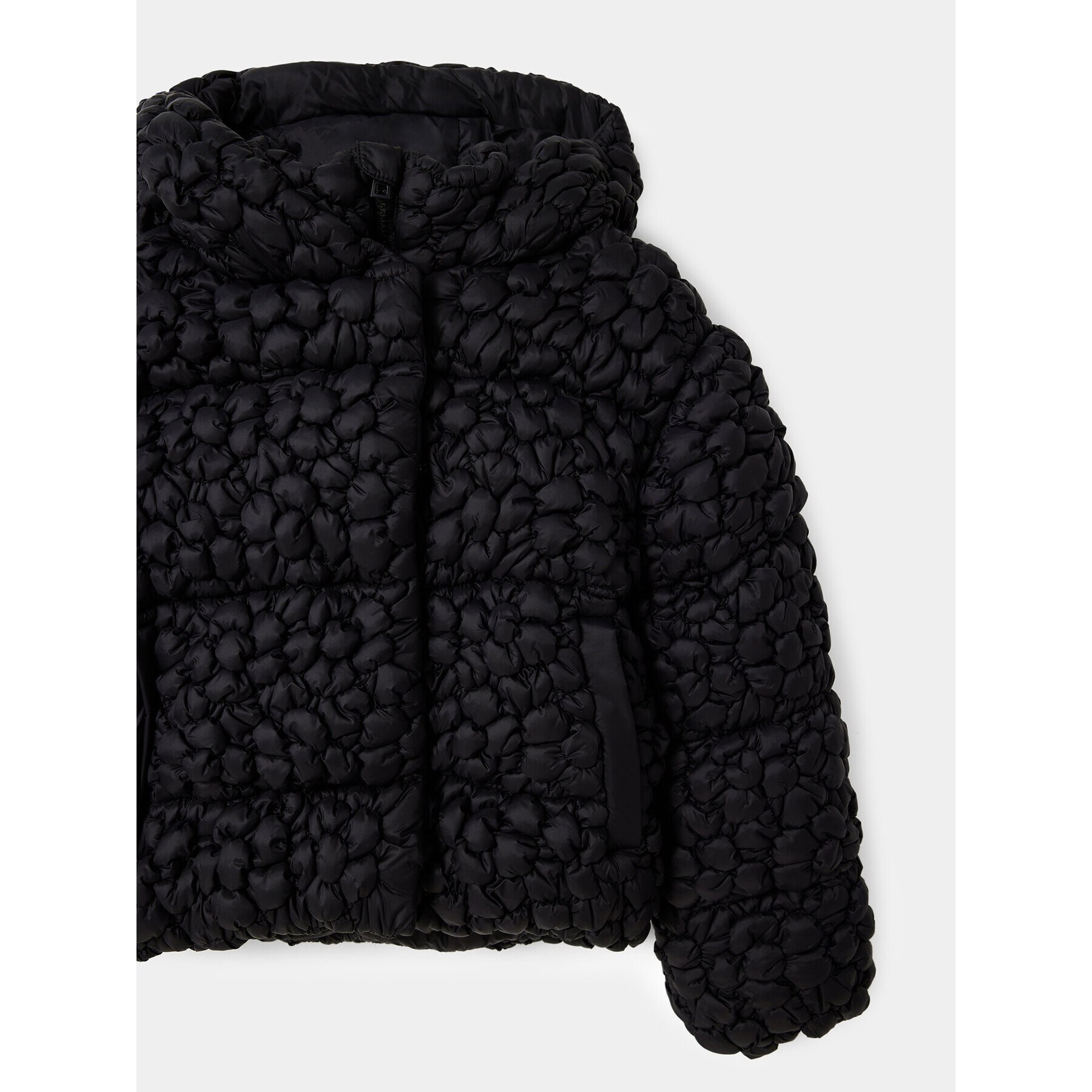 Desigual Пухено яке 23WGEW04 Черен Regular Fit - Pepit.bg