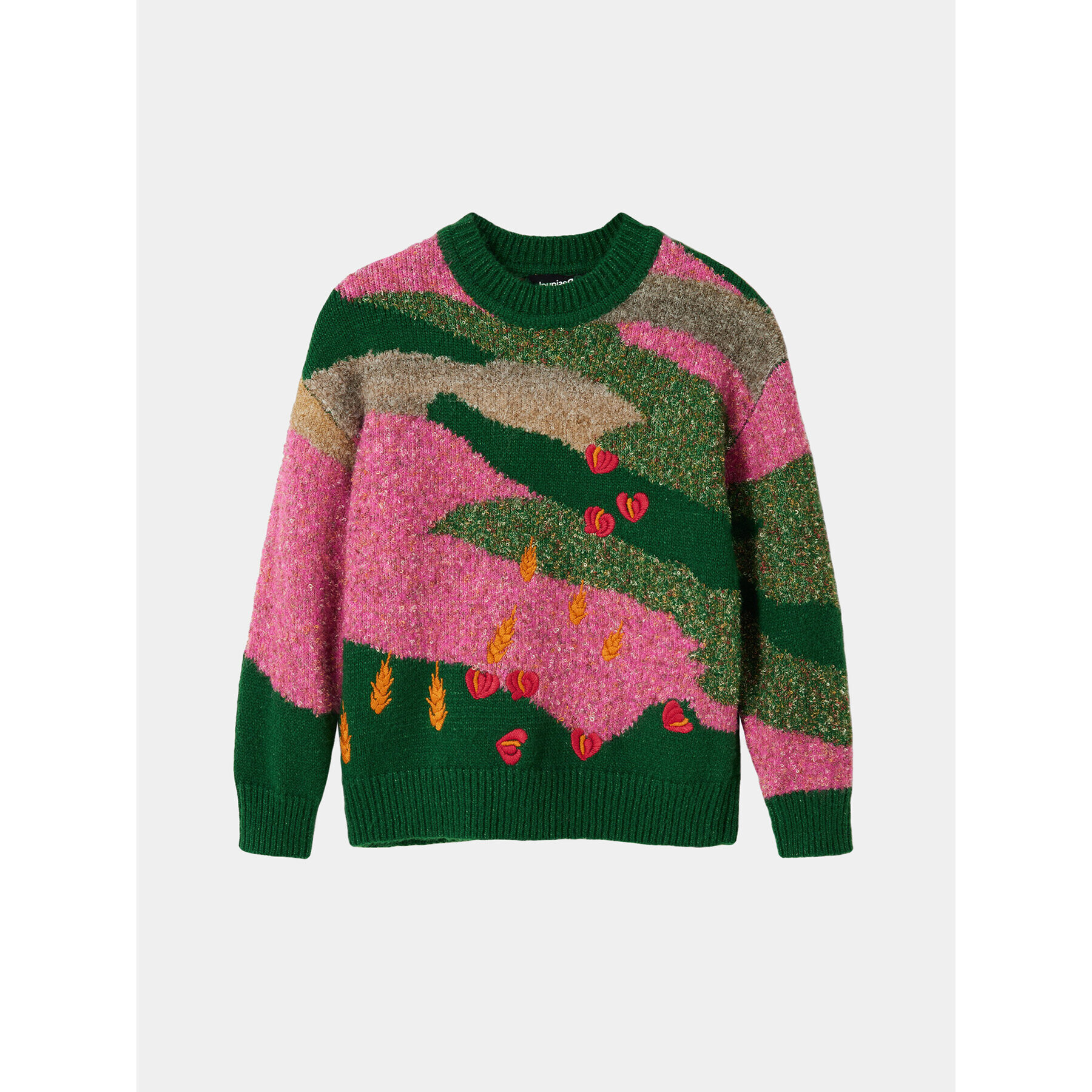 Desigual Пуловер 23WGJF05 Цветен Regular Fit - Pepit.bg