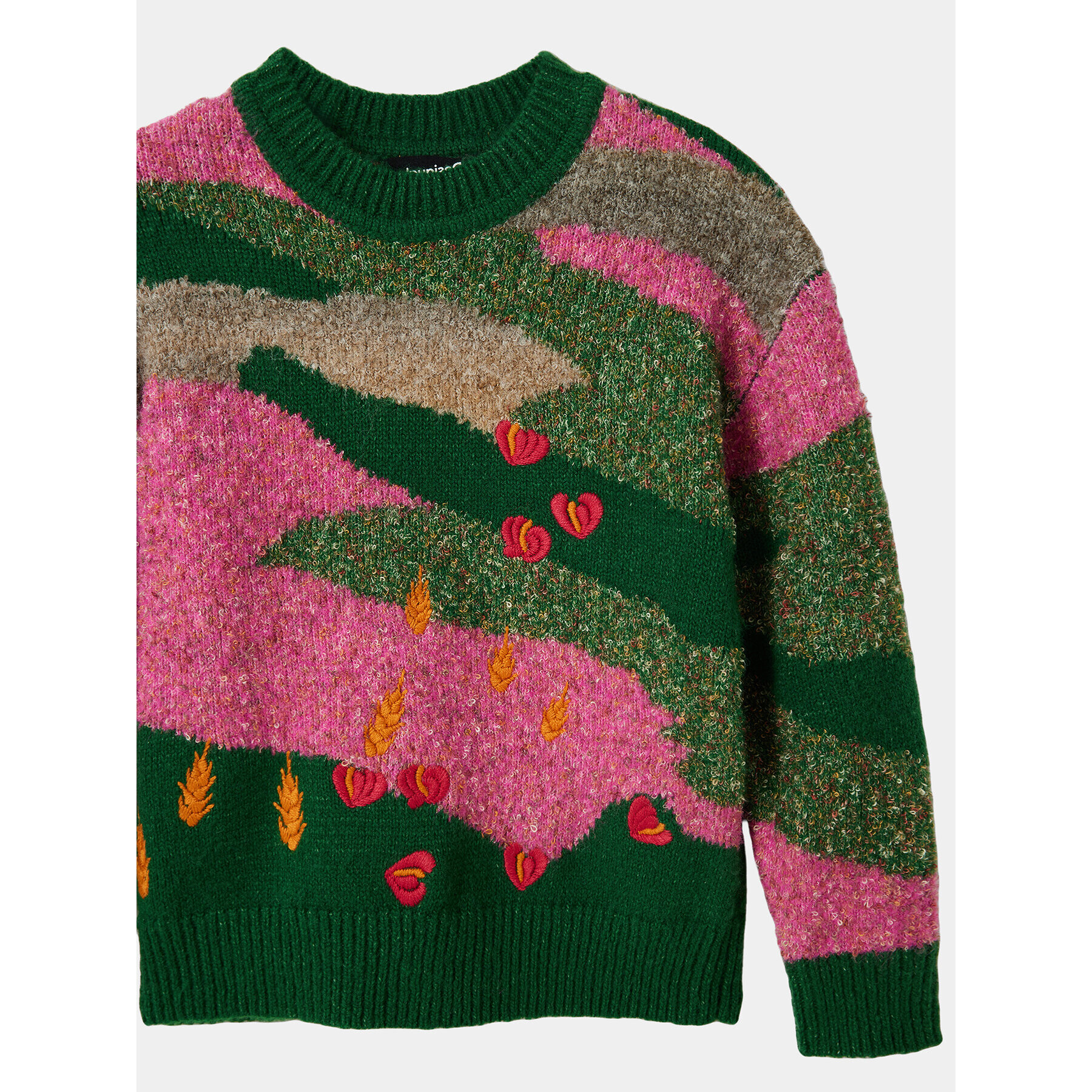 Desigual Пуловер 23WGJF05 Цветен Regular Fit - Pepit.bg