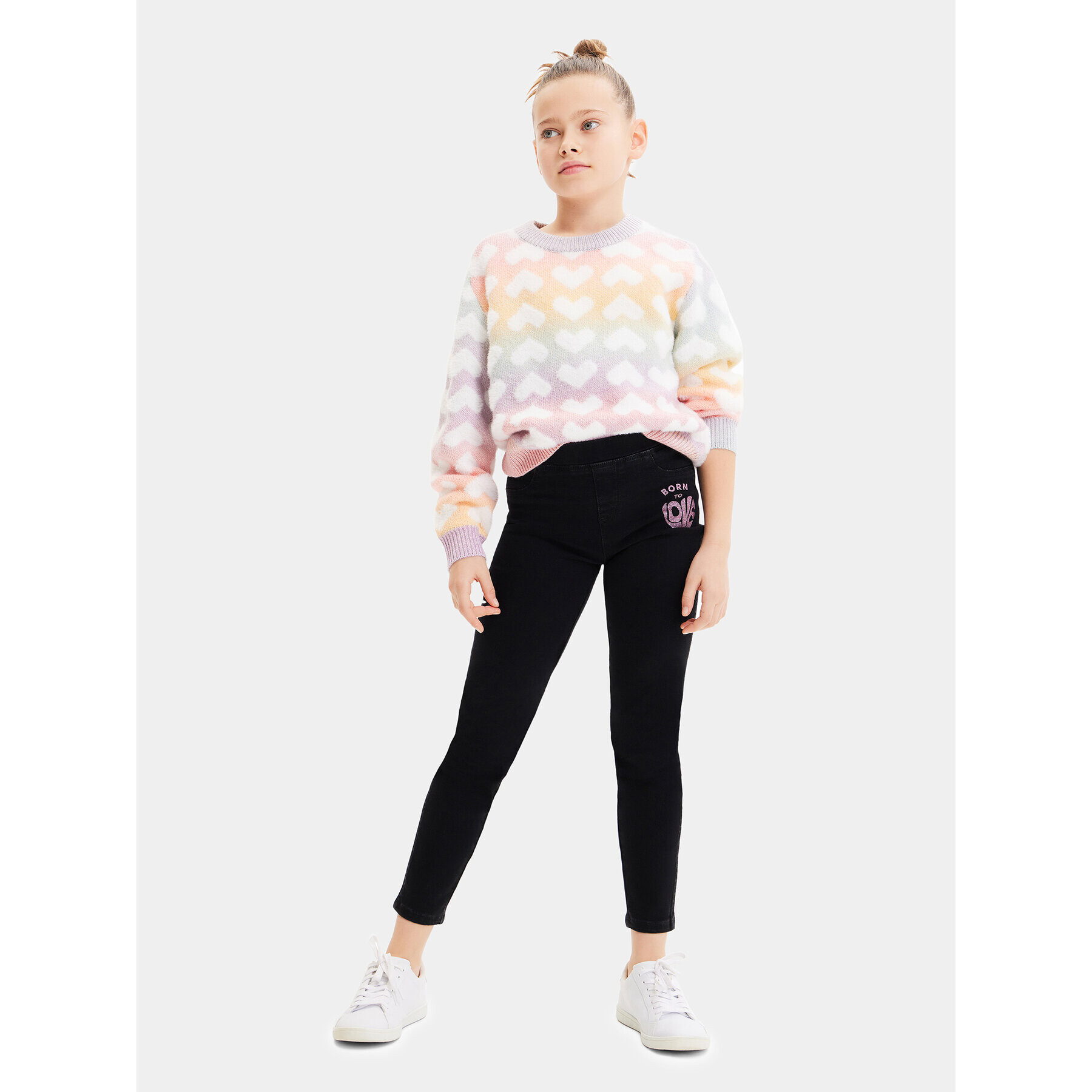Desigual Пуловер 23WGJF06 Цветен Regular Fit - Pepit.bg