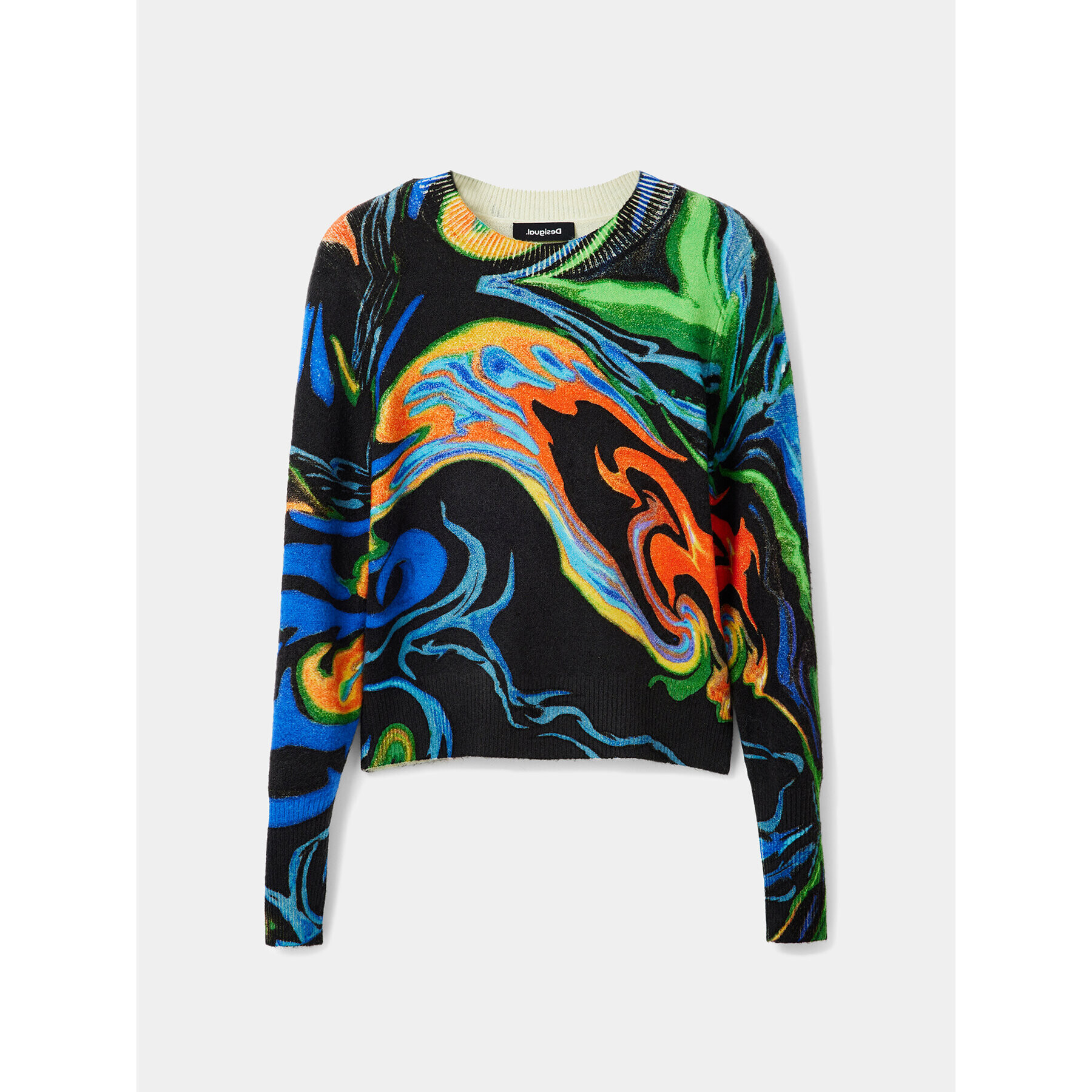 Desigual Пуловер 23WWJF12 Цветен Regular Fit - Pepit.bg