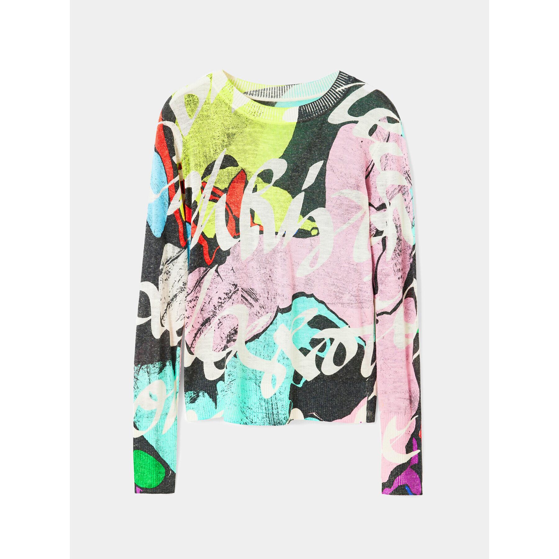 Desigual Пуловер 23WWJF13 Цветен Regular Fit - Pepit.bg