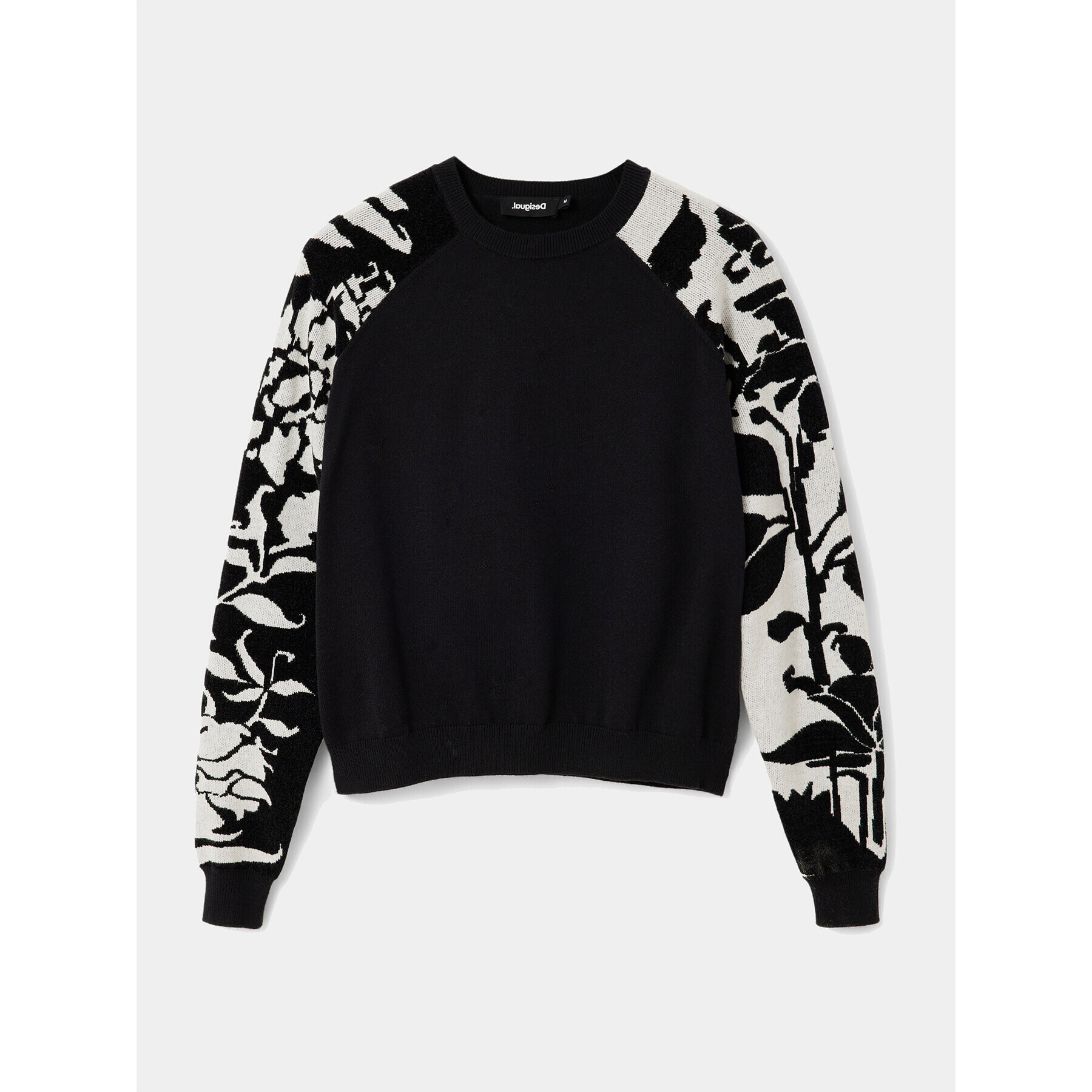 Desigual Пуловер 23WWJF20 Черен Regular Fit - Pepit.bg