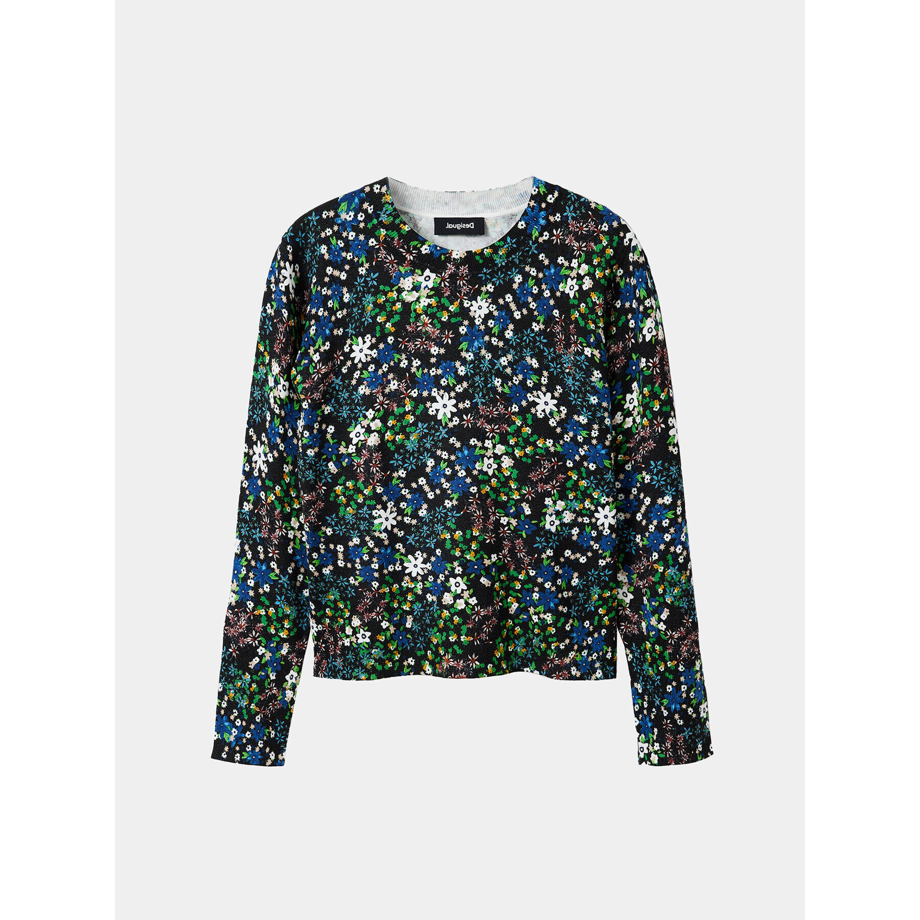 Desigual Пуловер 23WWJF33 Черен Slim Fit - Pepit.bg