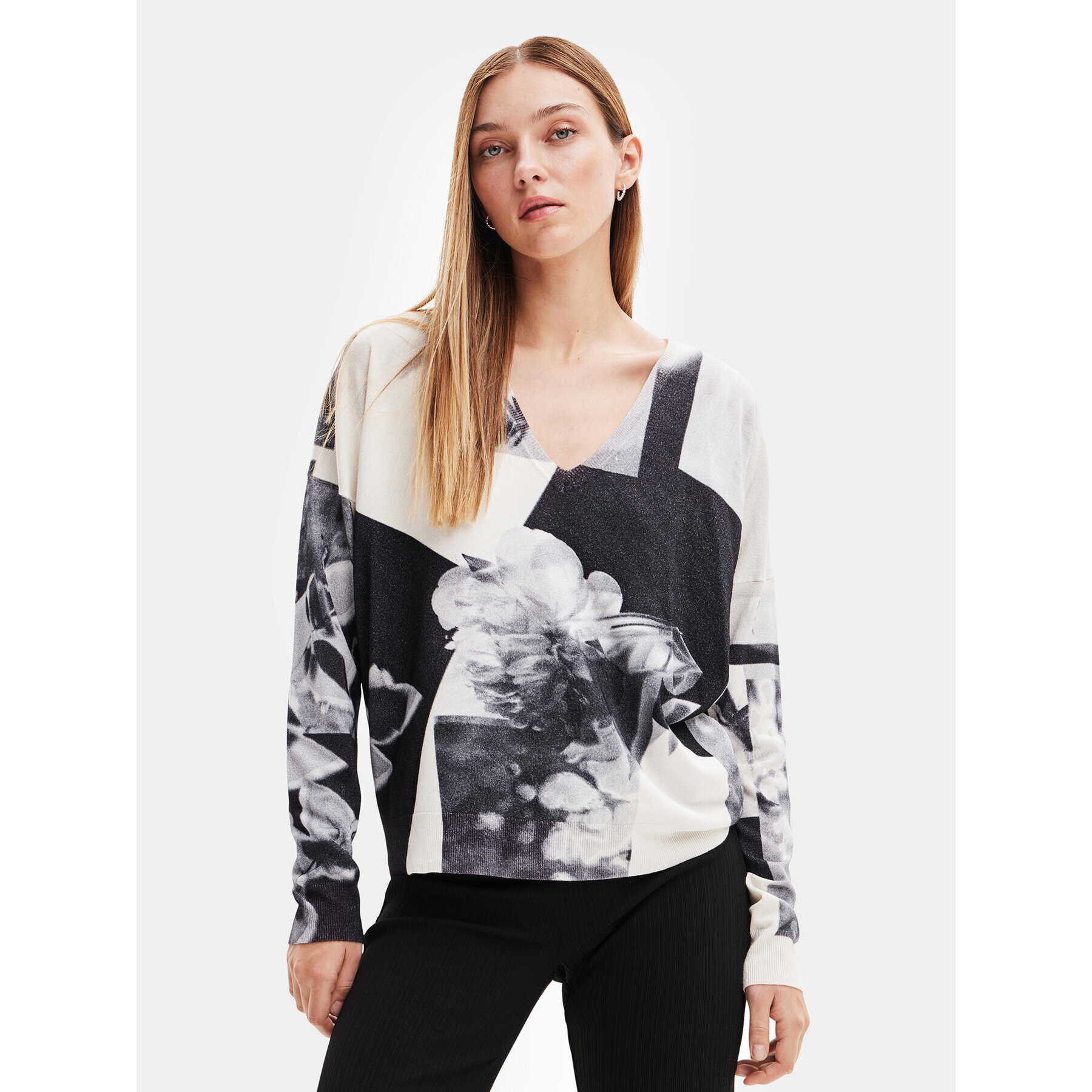 Desigual Пуловер 23WWJF39 Цветен Regular Fit - Pepit.bg