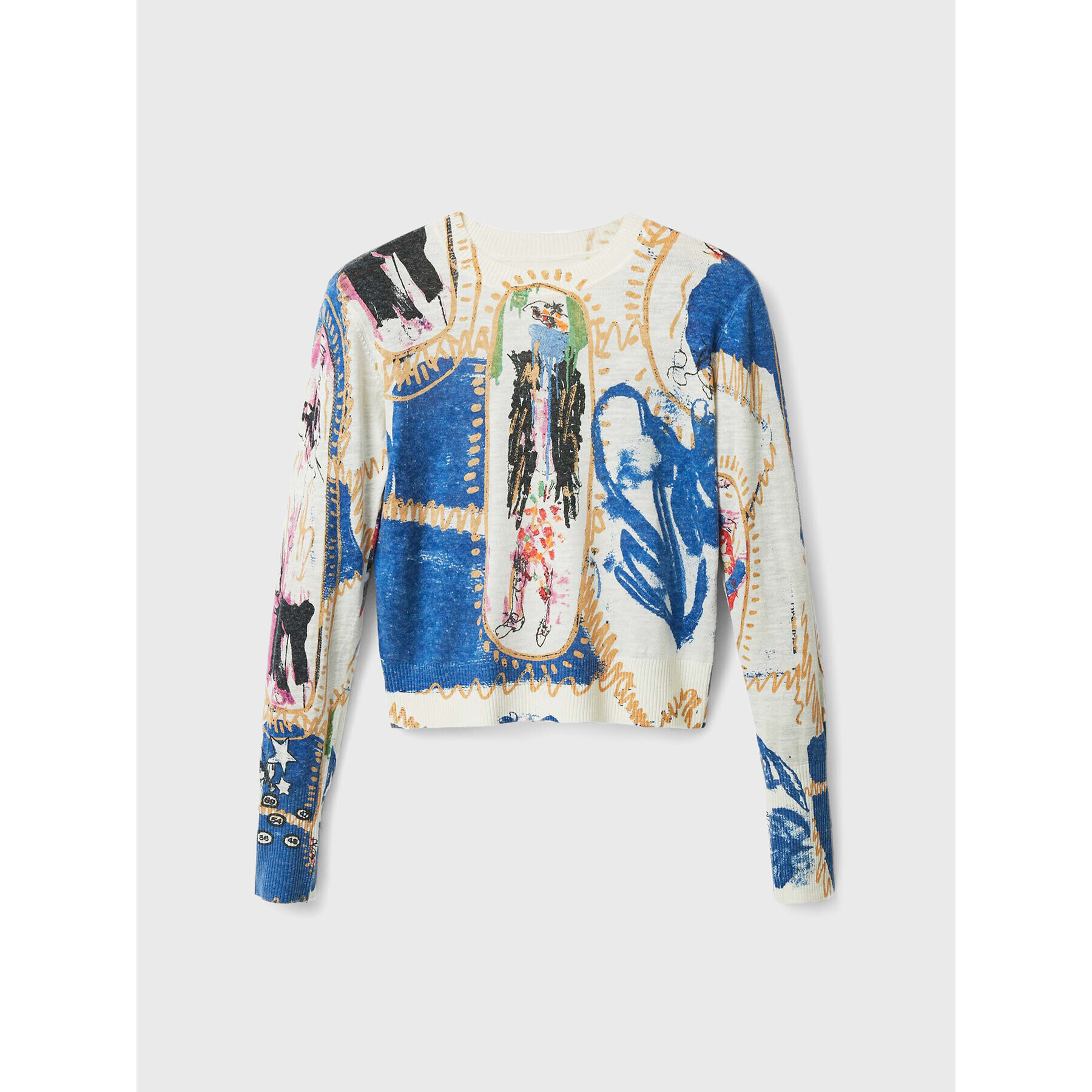Desigual Пуловер Ayala 22WWJFAM Цветен Regular Fit - Pepit.bg