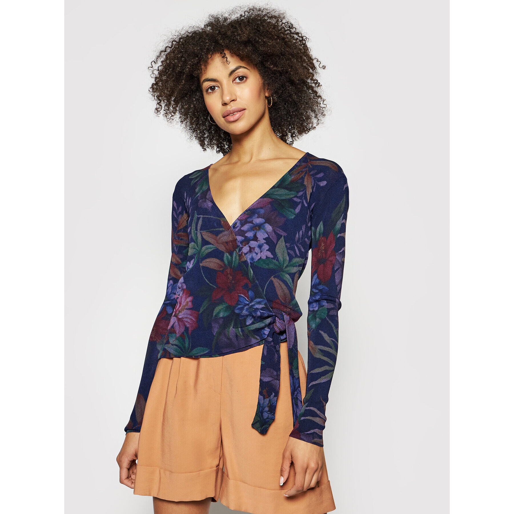 Desigual Пуловер Sidney 21SWJF14 Цветен Slim Fit - Pepit.bg