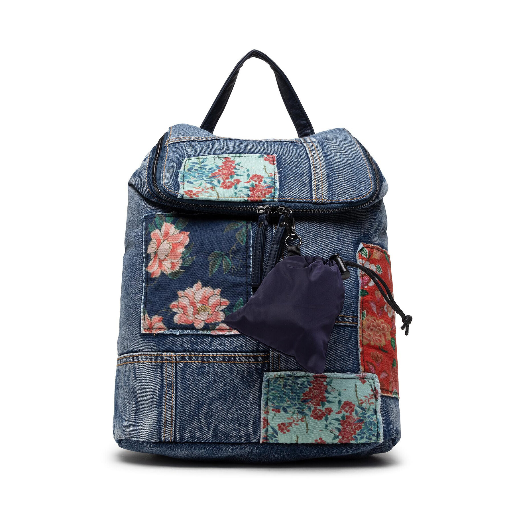 Desigual Раница 21WAKD05 Тъмносин - Pepit.bg