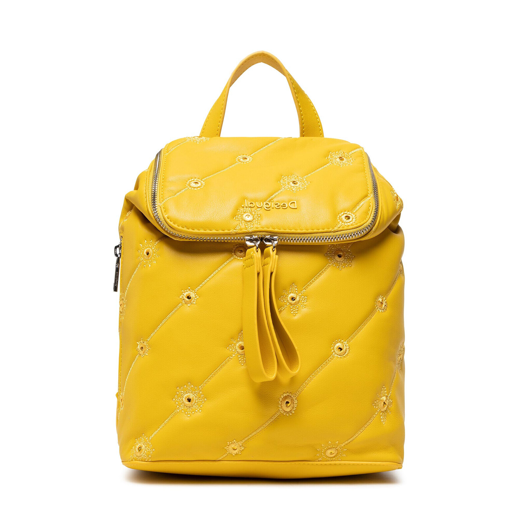 Desigual Раница 21WAKP04 Жълт - Pepit.bg