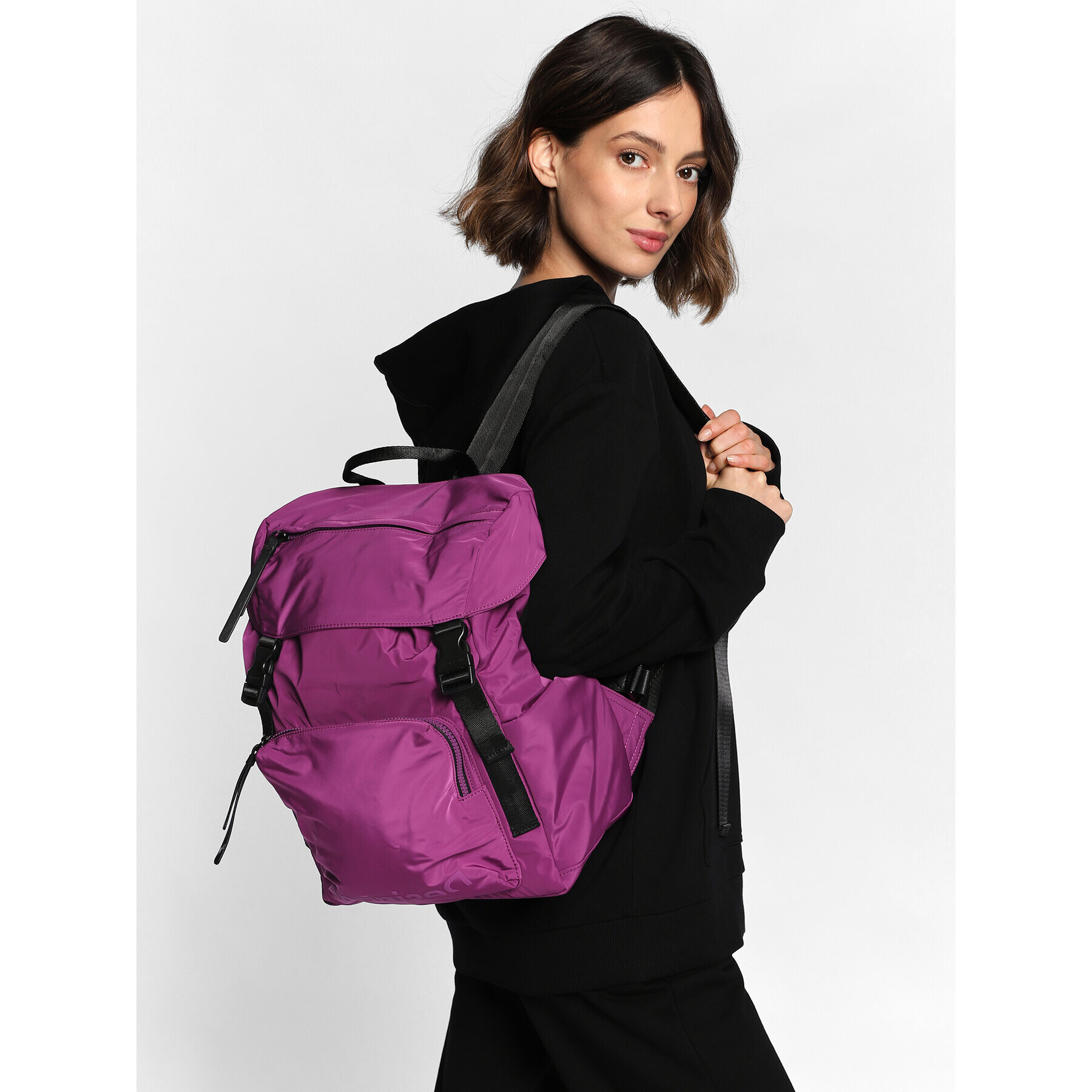 Desigual Раница 22WAKA12 Виолетов - Pepit.bg