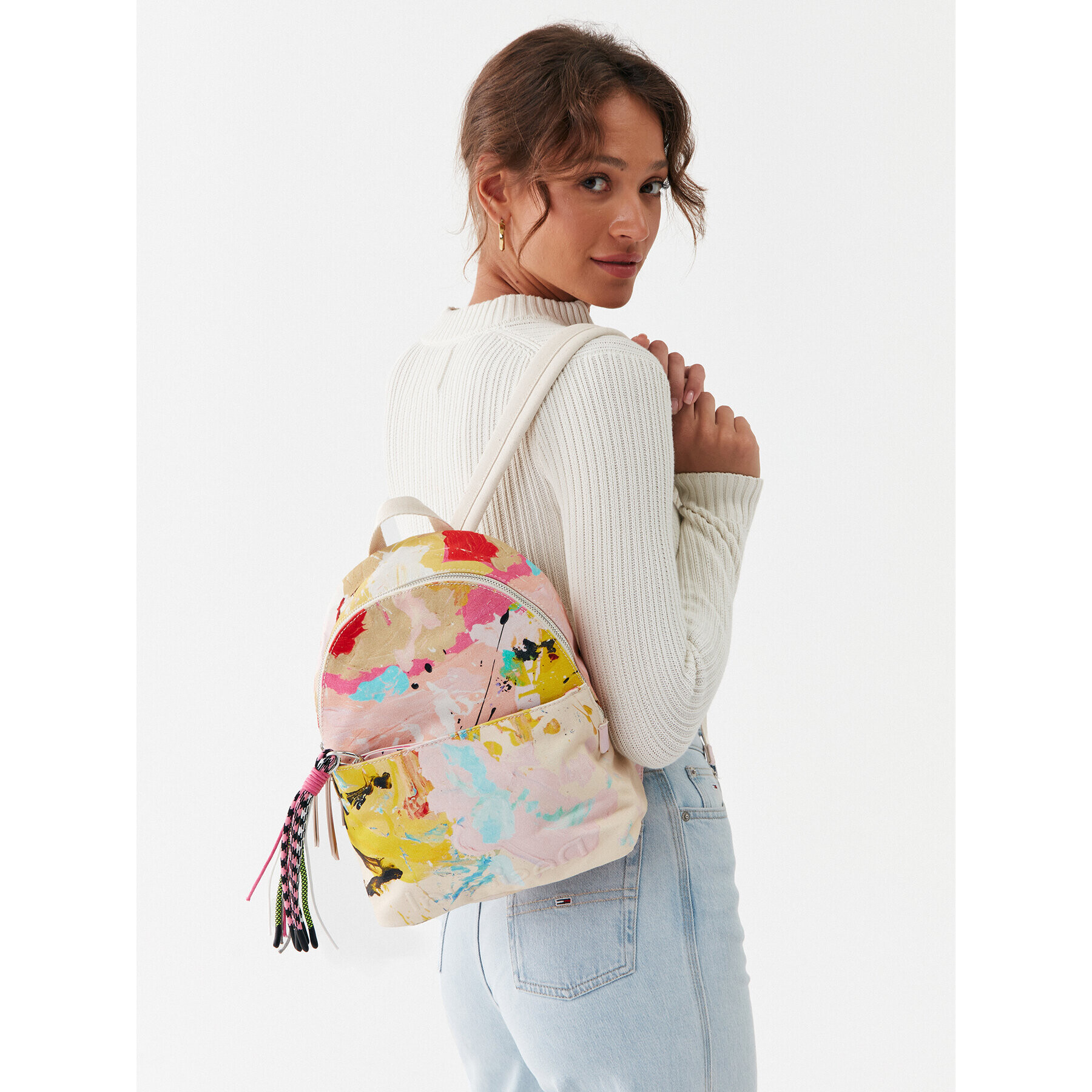 Desigual Раница 23SAKA18 Бял - Pepit.bg
