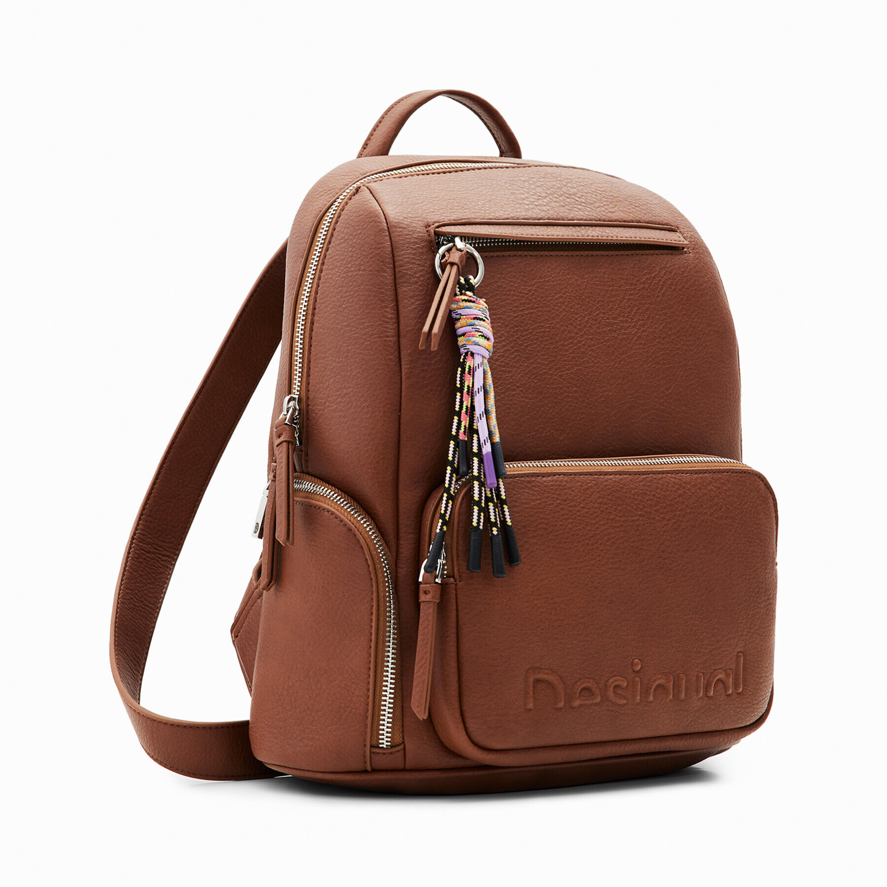 Desigual Раница 23WAKP15 Кафяв - Pepit.bg