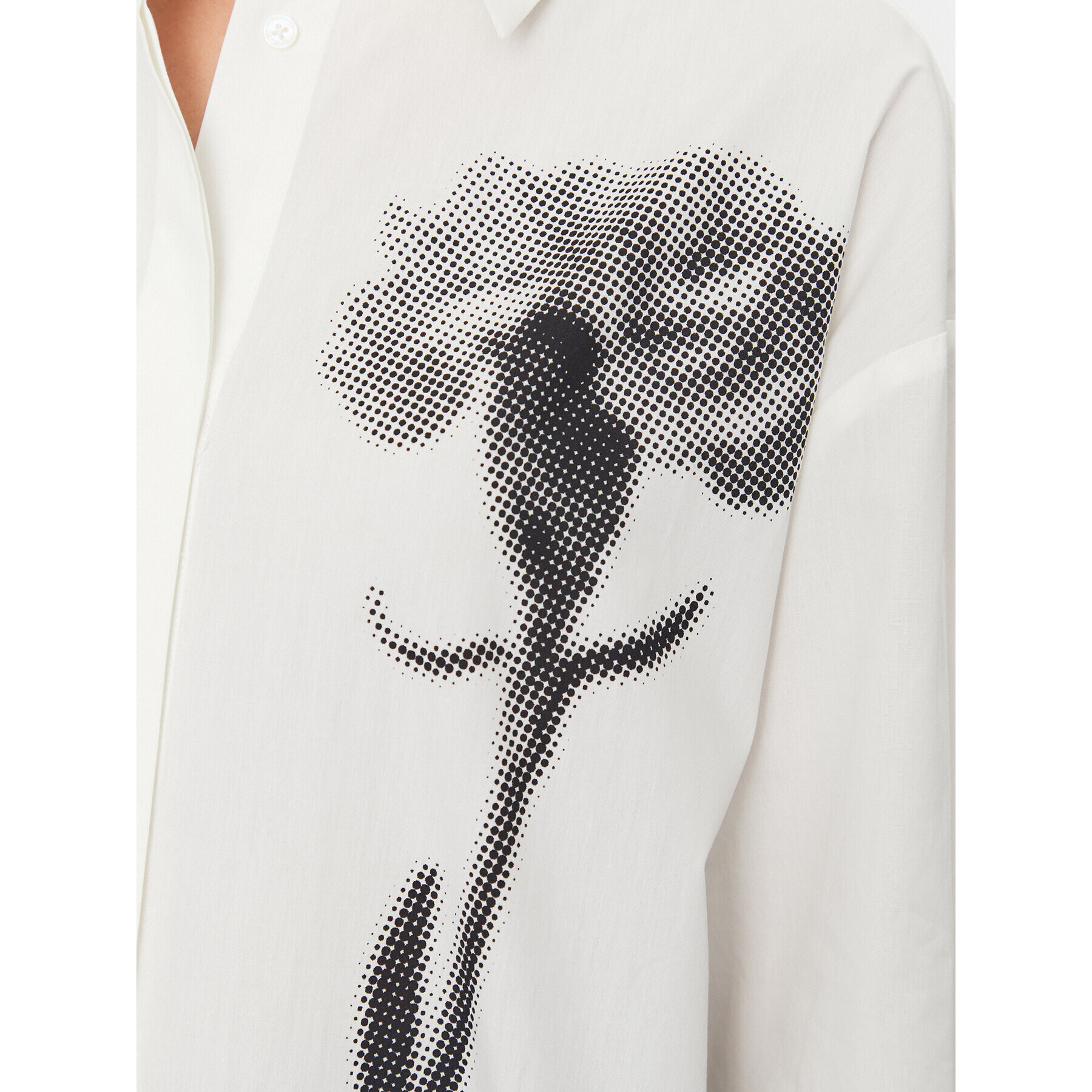 Desigual Риза 23WWCW15 Бял Loose Fit - Pepit.bg