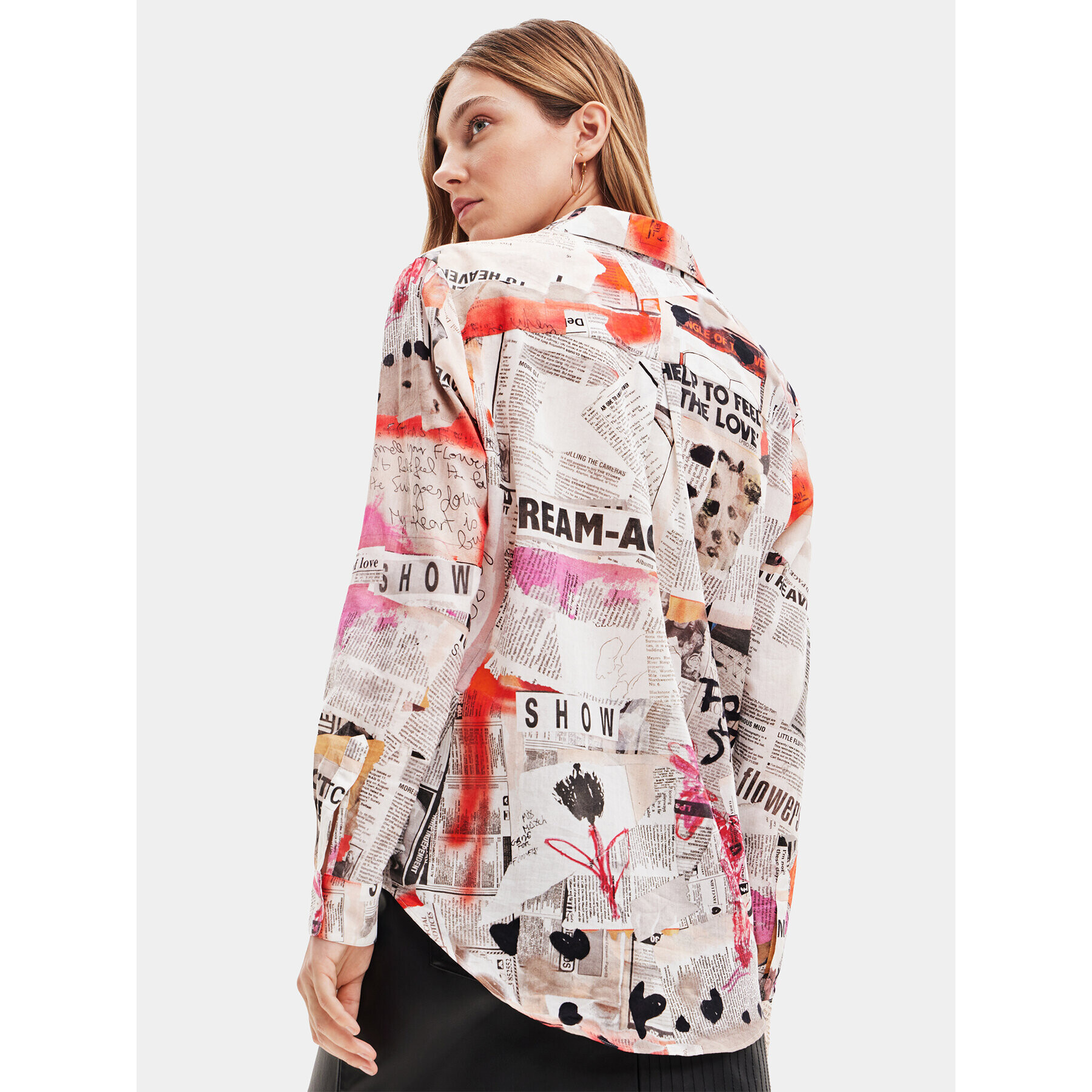 Desigual Риза 23WWCW21 Бял Regular Fit - Pepit.bg
