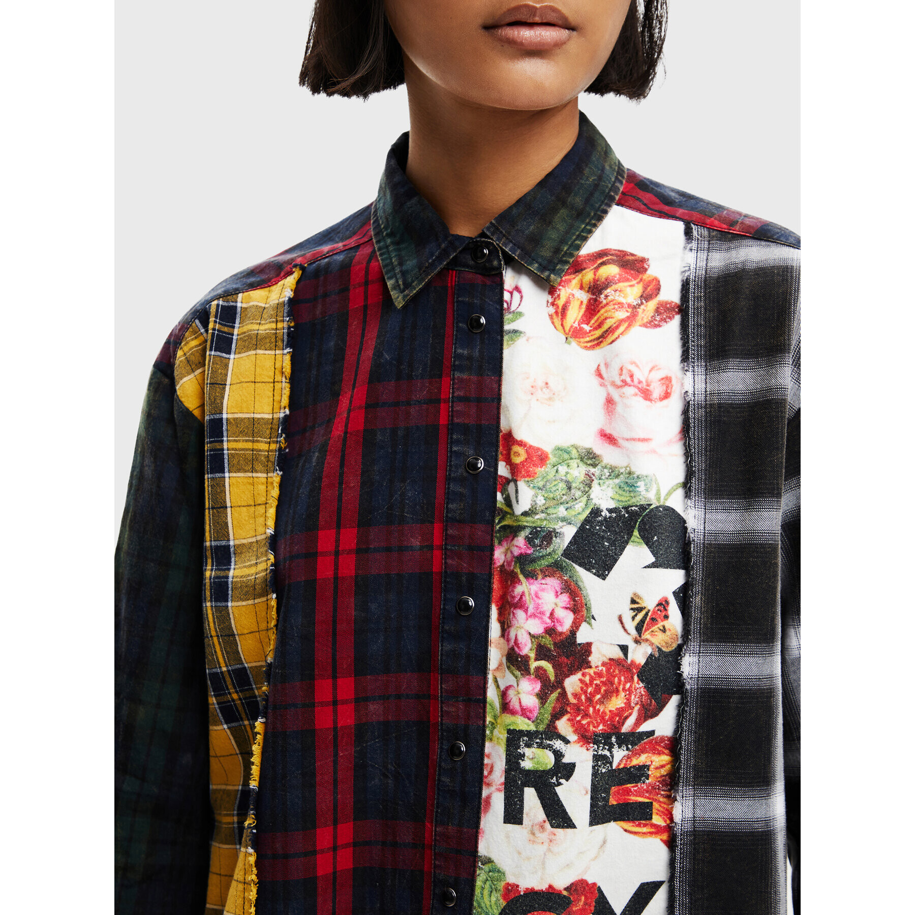 Desigual Риза Jane 22WWCW13 Цветен Oversize - Pepit.bg