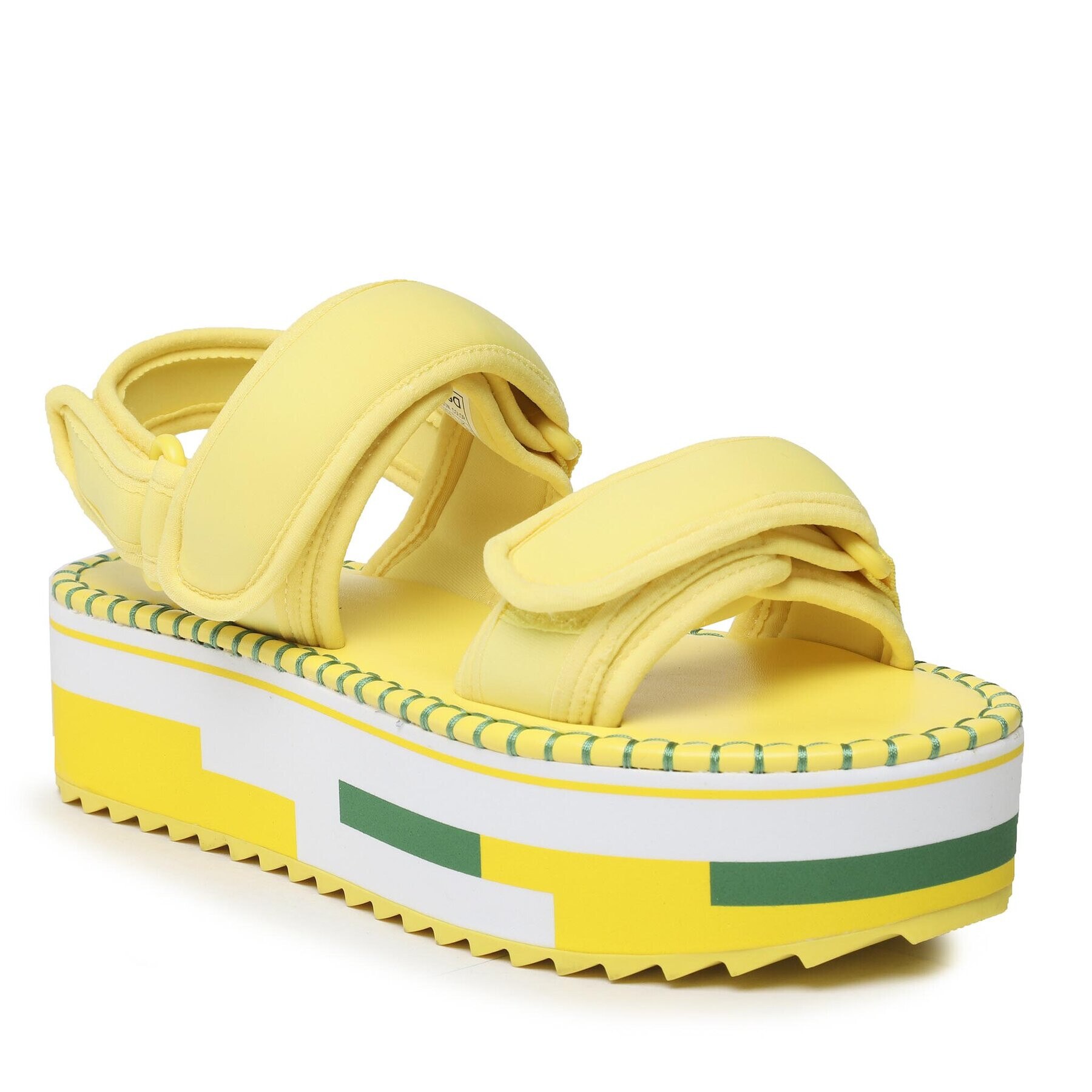 Desigual Сандали 23SSSA05 Жълт - Pepit.bg